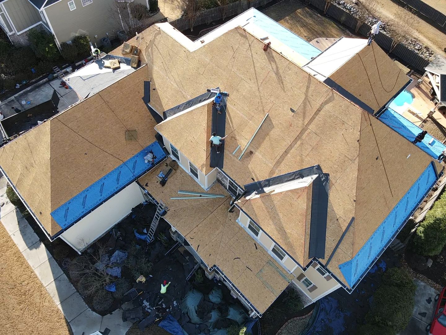 Residential Roofing Installation using Owens Corning by Inspector Roofing and Restoration