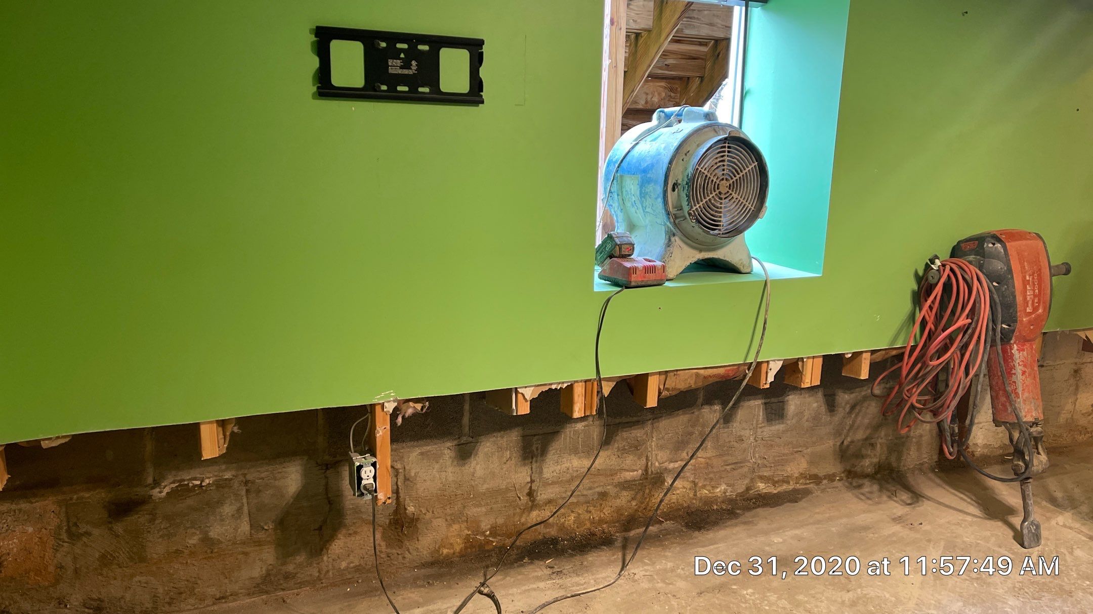 Interior French Drain Job in West Orange, NJ by Pure Service Pro, LLC 