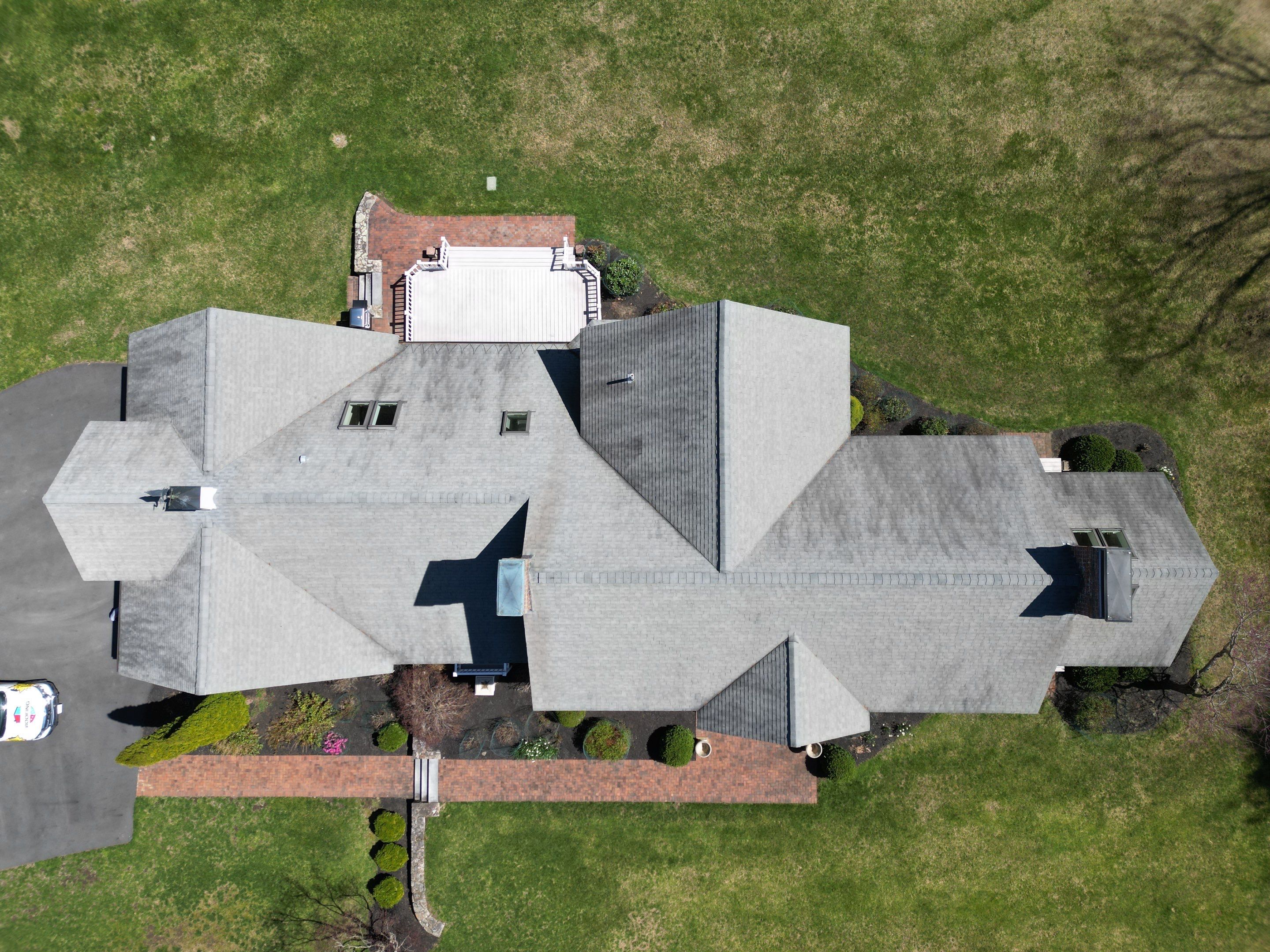 Roof Replacement with Owens Corning Shingles and Copper Flashing by Mighty Dog Roofing of Greater Middlesex County