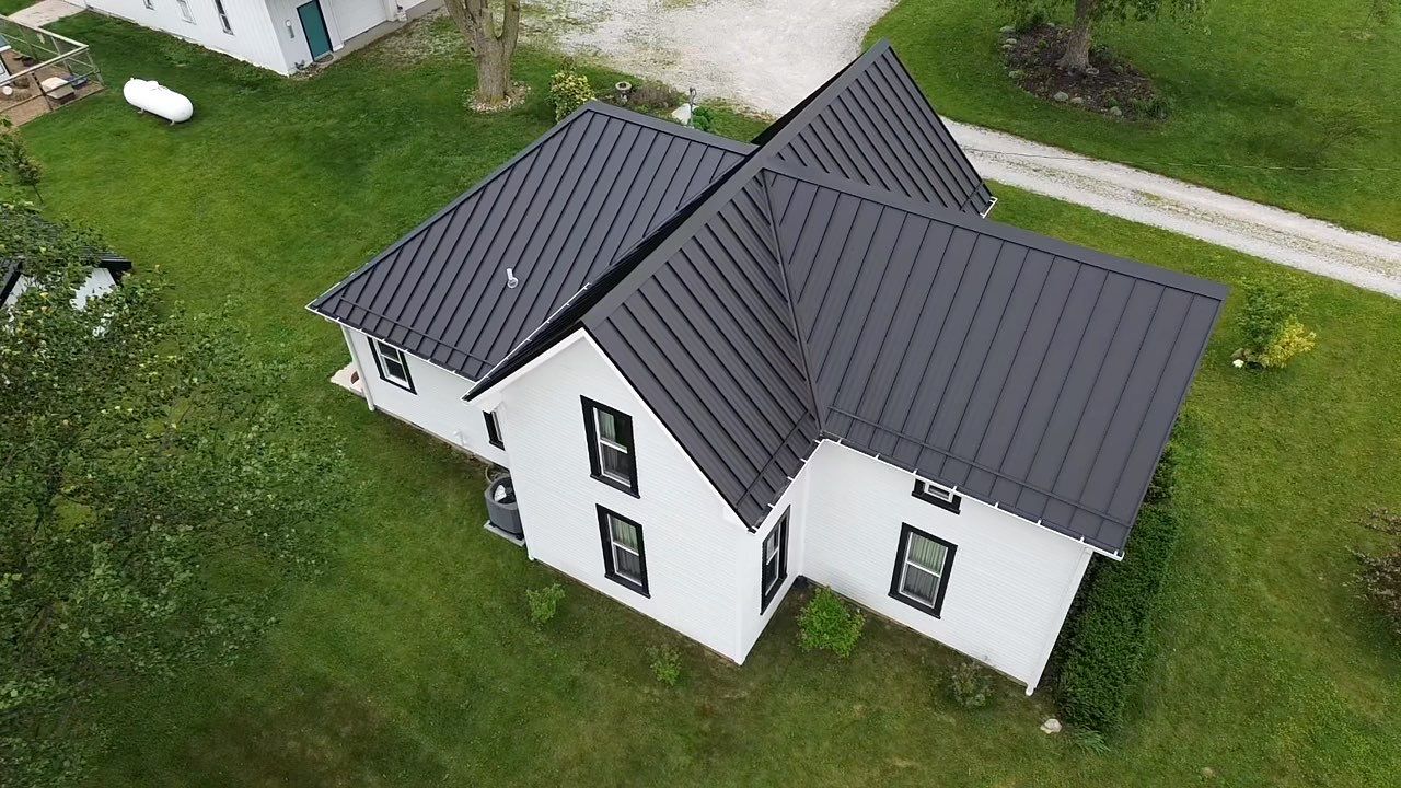 Standing Seam Metal Roof Transformation in Atlanta, IN by 4Ever Metal Roofing