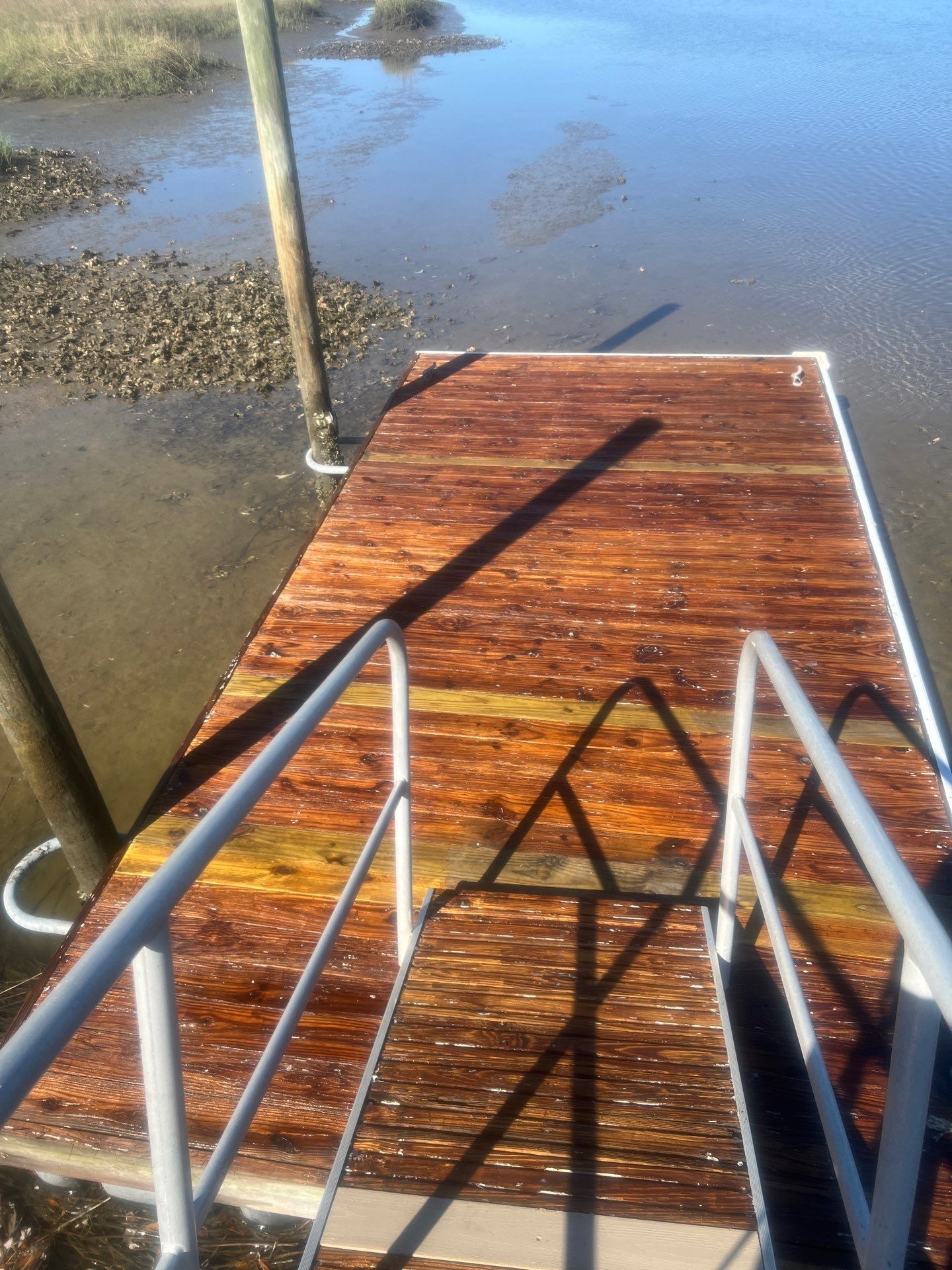 Dock using Wood Sealant by DuraSeal