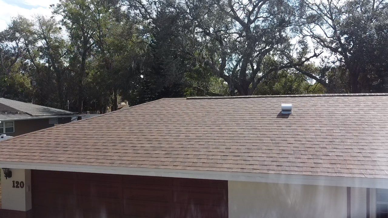Shingle Replacement with Gaco sealant on Flat Roof Altamonte Springs FL by Pinnacle Roofing Group
