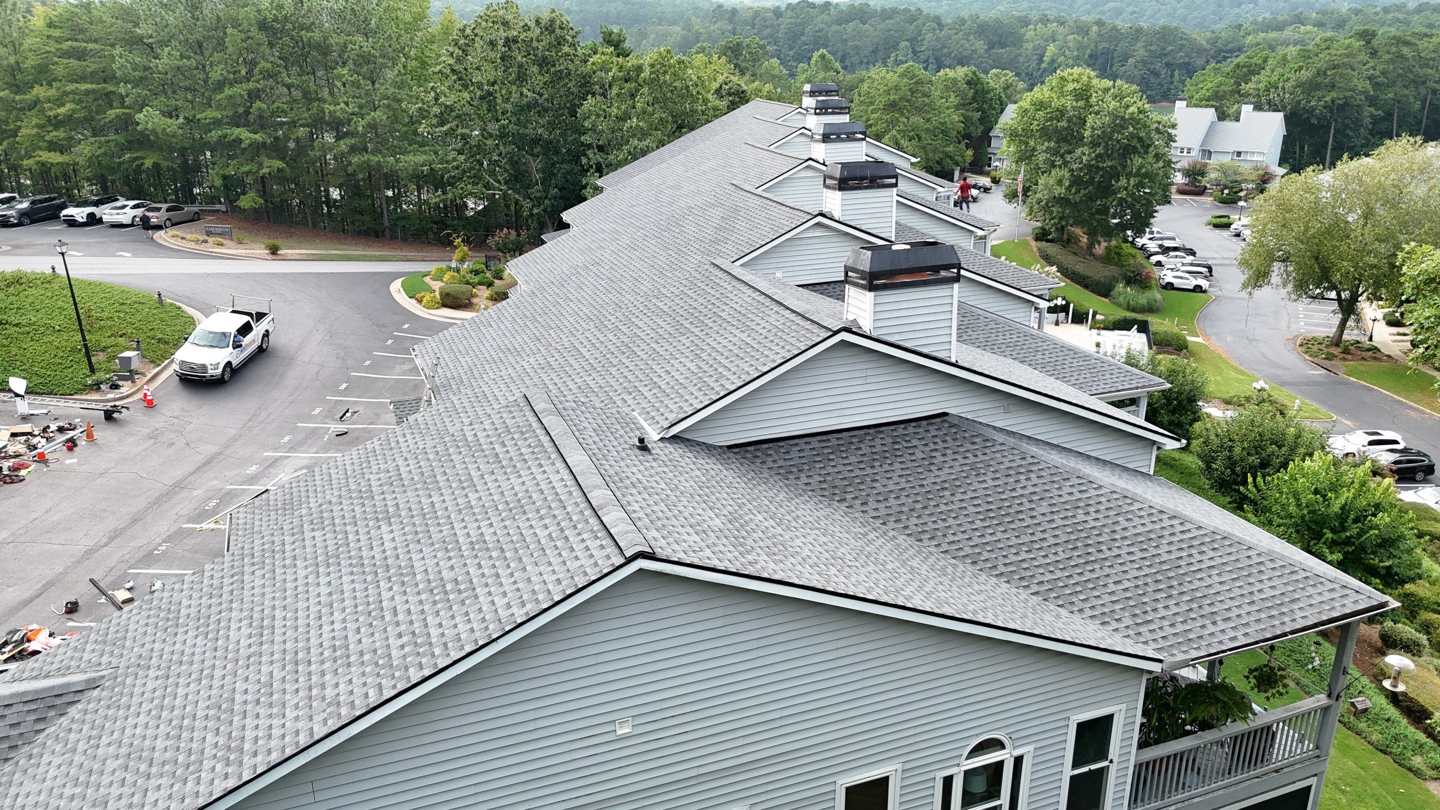 Cumming, GA Roof Replacement GAF Timberline HDZ Pewter Gray by Reset Roofing