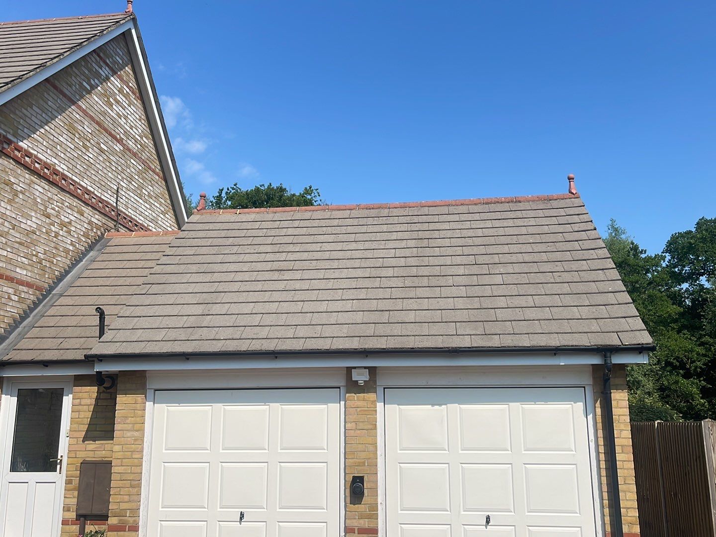 Roof Clean - Biocide Treatment using Honda 15lpm Low Pressure Washing Machine by Ges Exterior Cleaning ltd