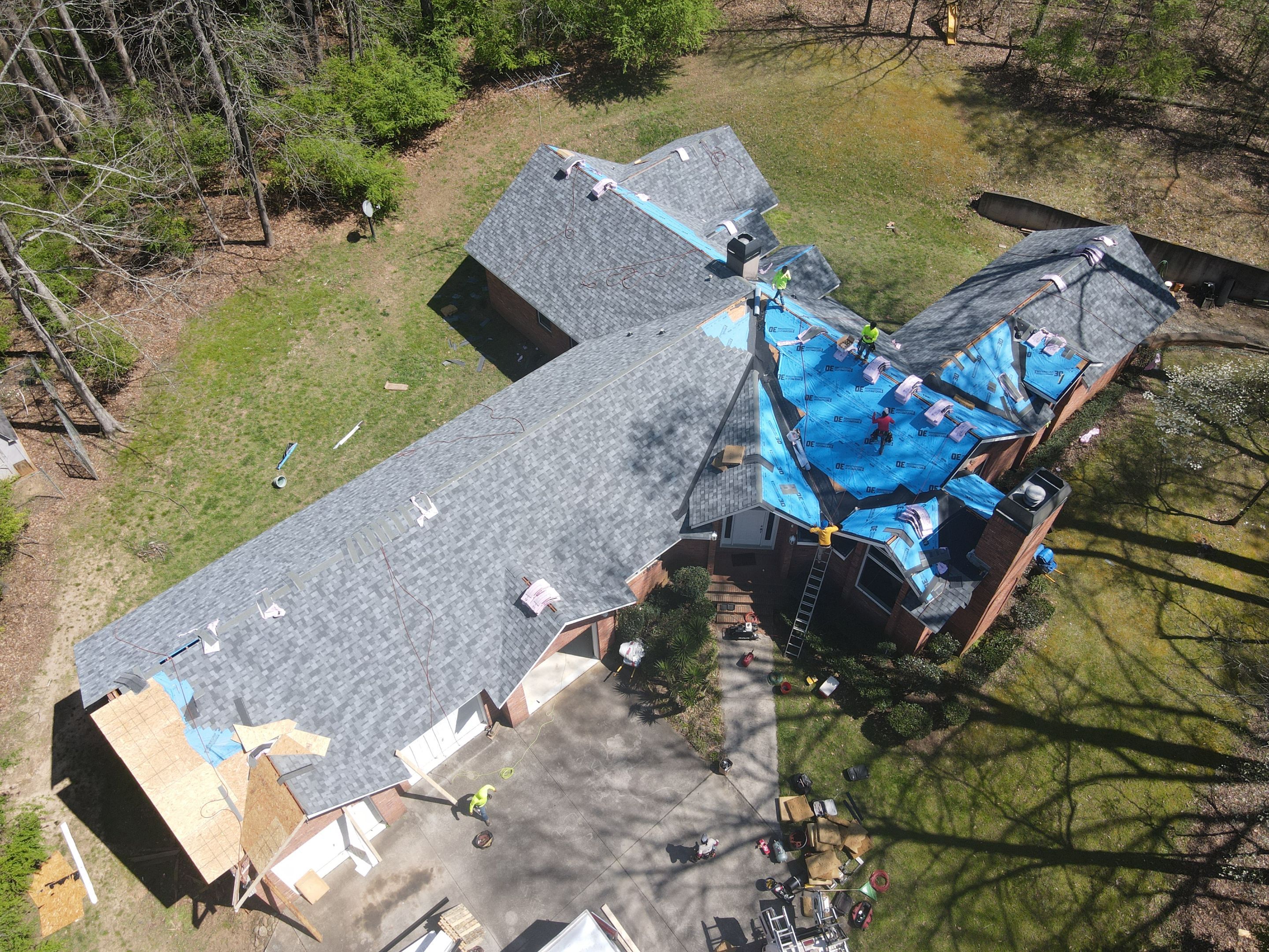 Residential Roofing Installation using Owens Corning by Inspector Roofing and Restoration