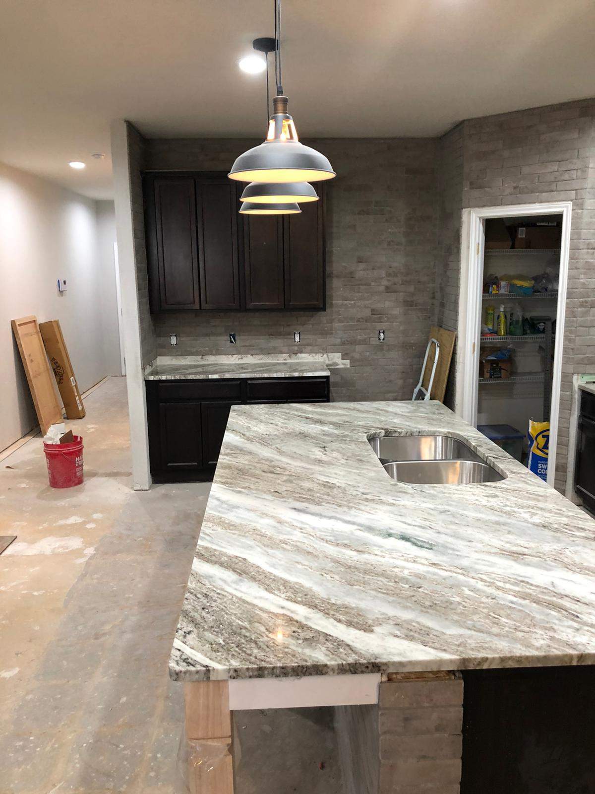 Kitchen countertop upgrade with Custom Stone Countertops in New Braunfels by Mena stone surfaces