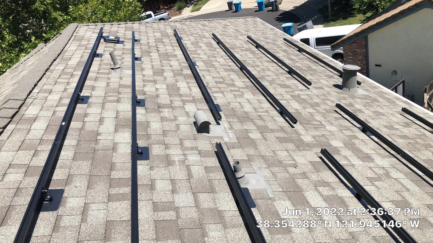 Solar Panel Installation using Solar Panels by Byers Enterprises 