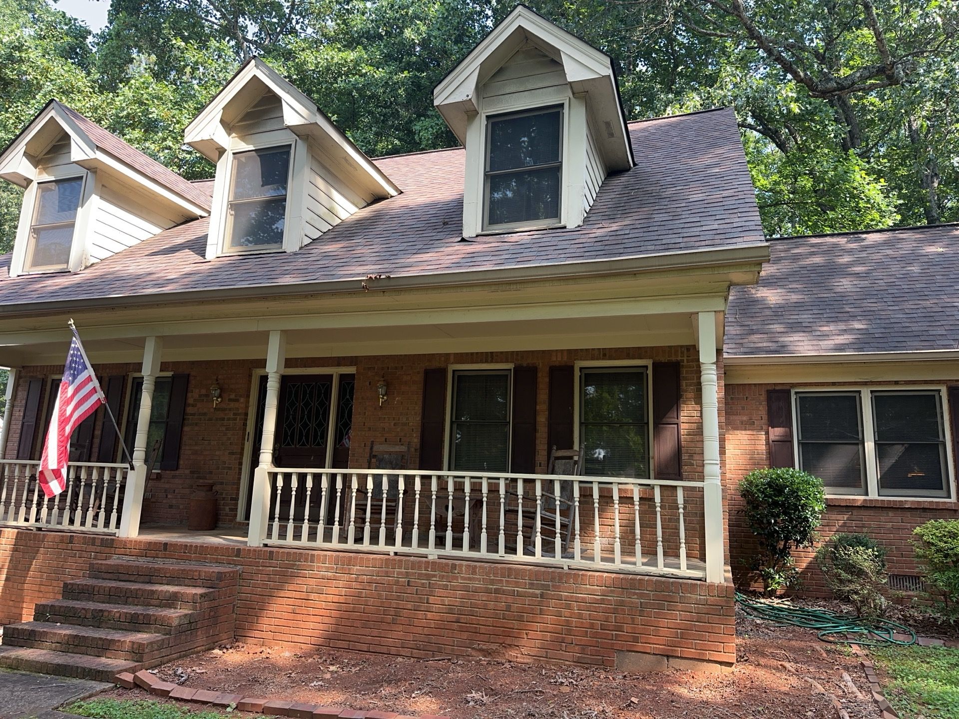 Dormer Siding Replacement and Exterior Painting in Lawrenceville, GA by Nelson Exteriors