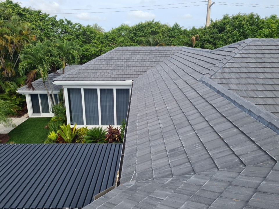 Residential Roofing Installation using Eagle Roofing Tile by BLUES BROTHERS ROOFING