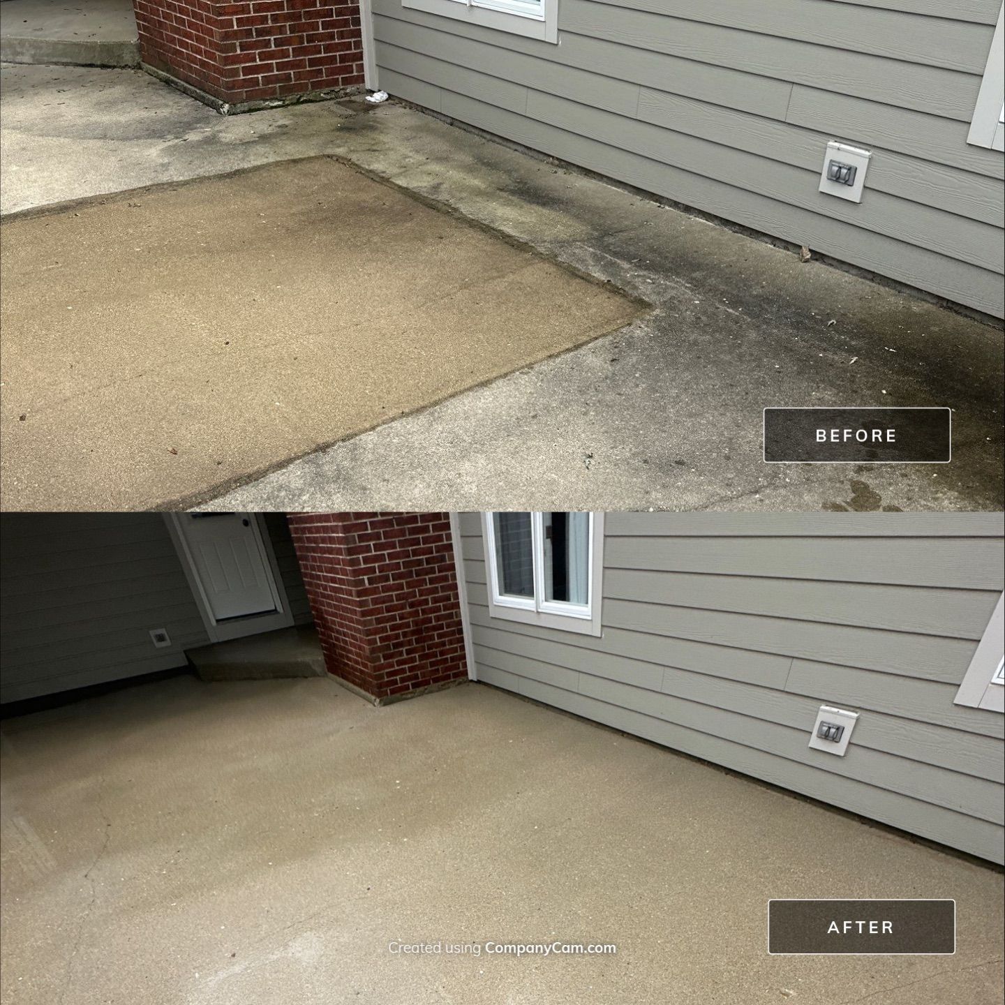 Project in Deer Park by Simmons Power & Soft Washing