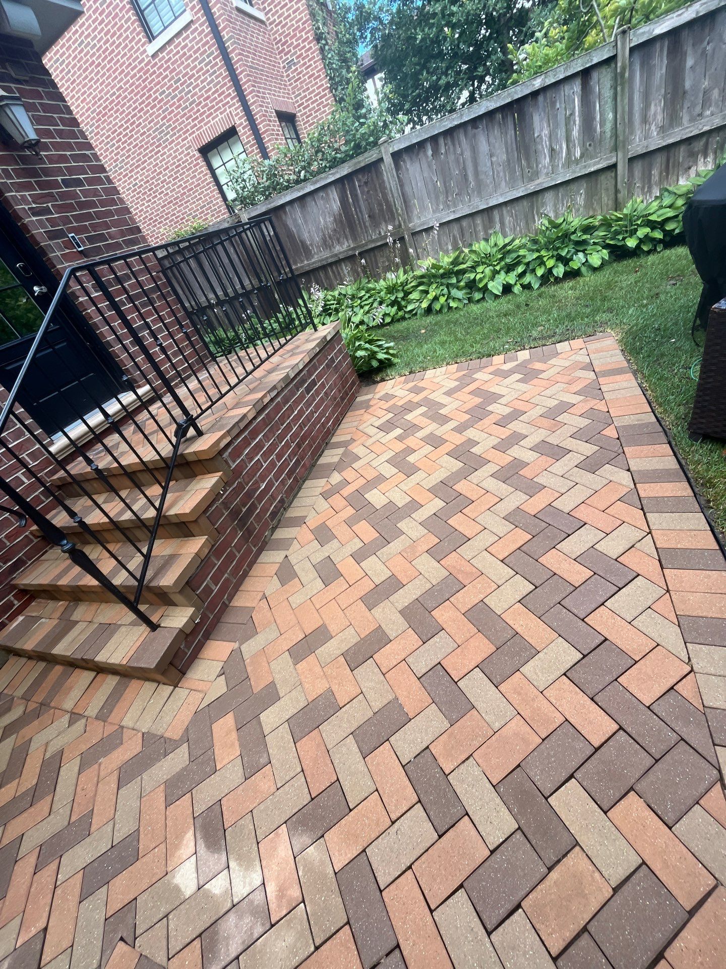 brick paver repair  using Structure bond Techniseal by Northern Power Washing LLC.