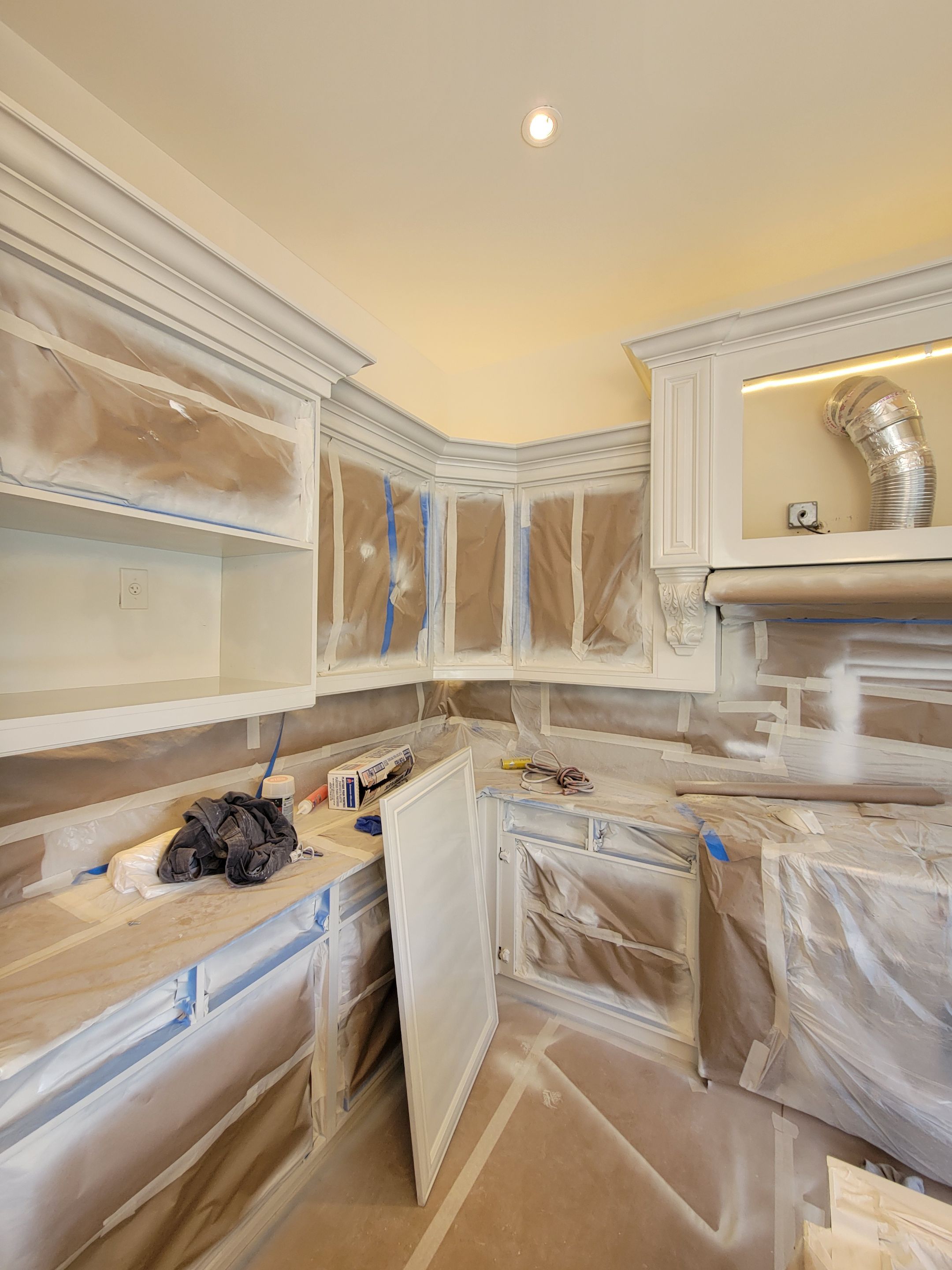 Kitchen Cabinet Painting Fort Lauderdale by John “The Greek” Painting