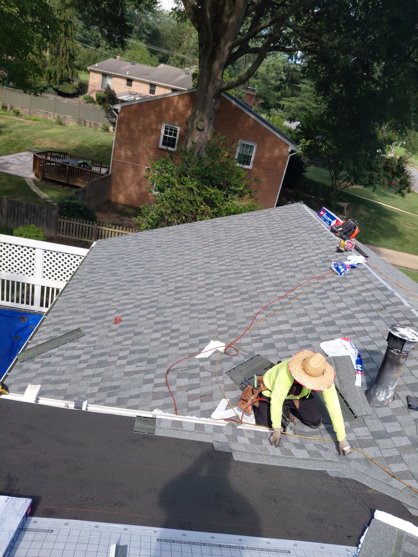 Alexandria: Residential Roof Replacement with GAF Timberline HDZ in Nantucket Morning by RM Banning, Inc.