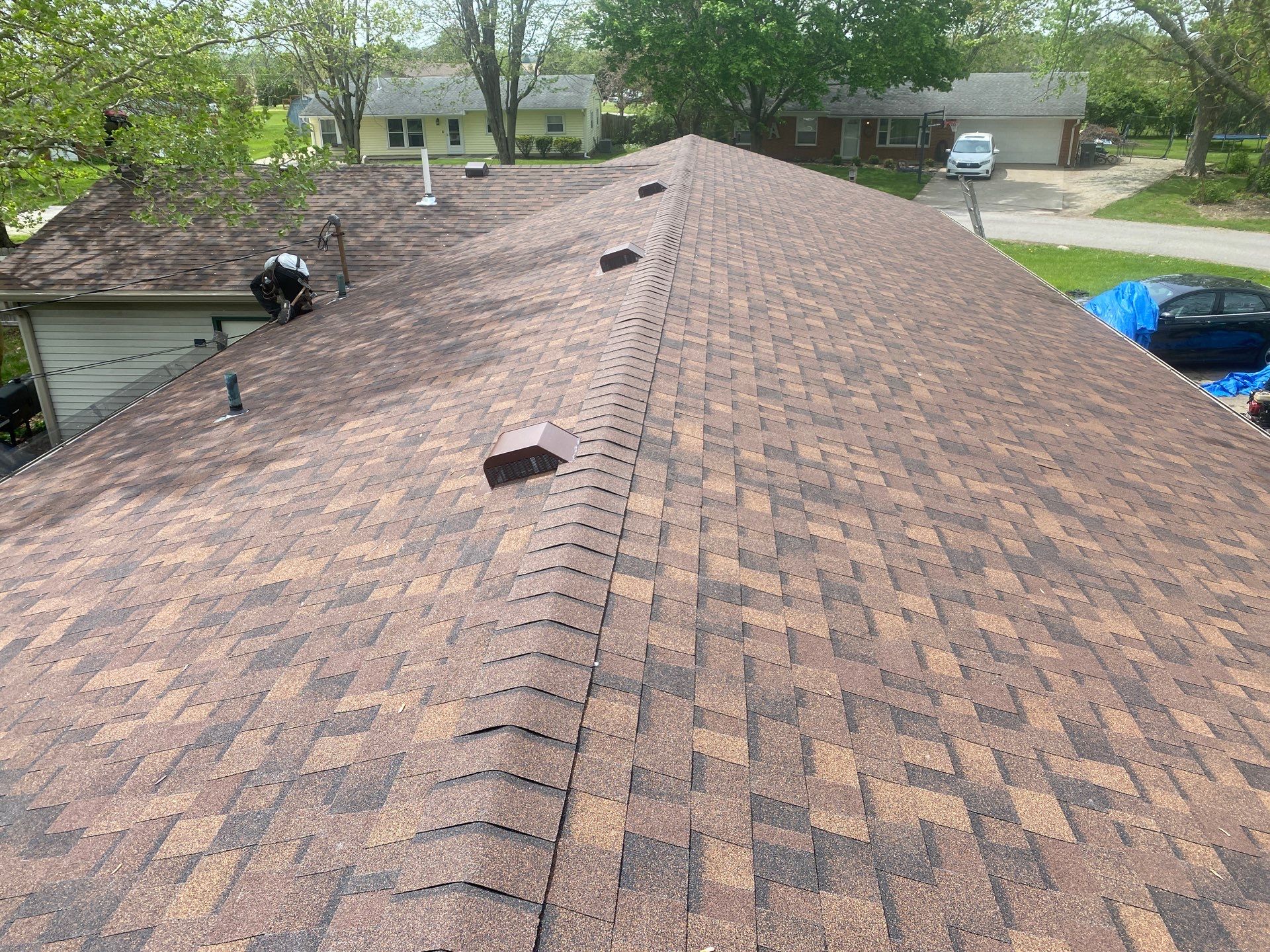 Project in Muncie, IN by Rodeffer Roofing INC