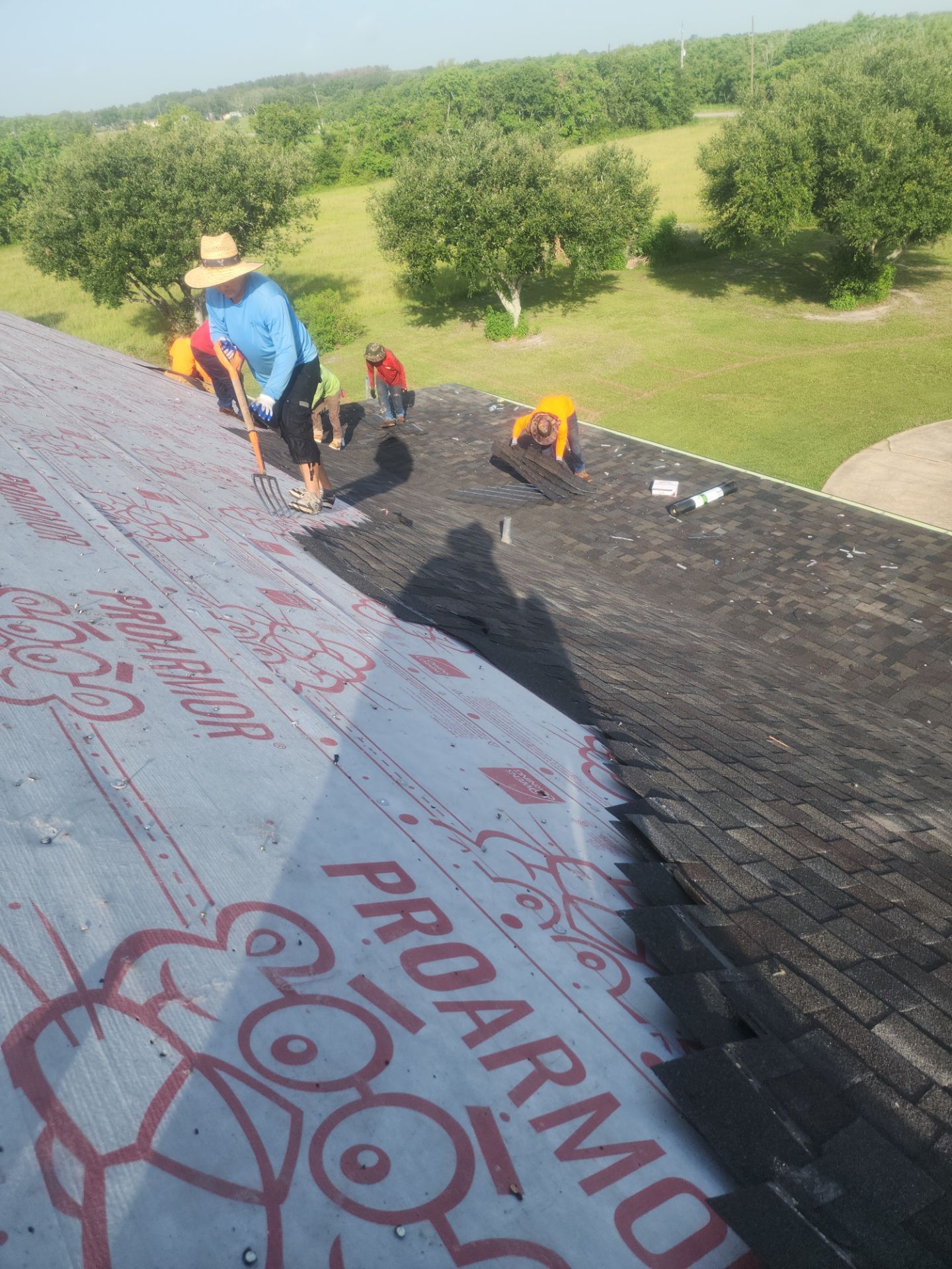 Residential Roofing Installation using Owen's Corning Duration (Lifetime) Shingles by Roof Repair Company