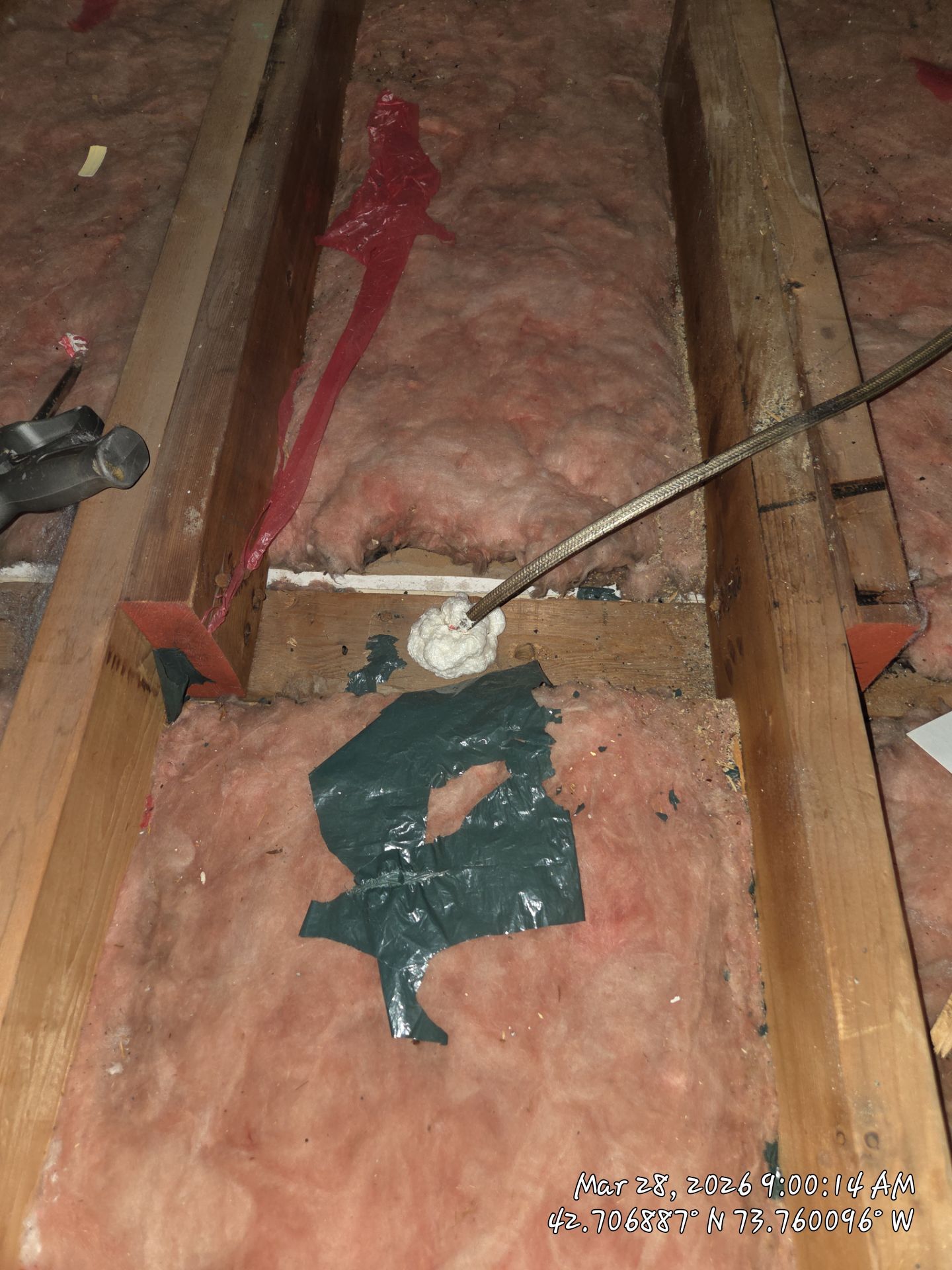 Attic Insulation Upgrade Project in Albany by Saffron Elite Home Performance & Building Science