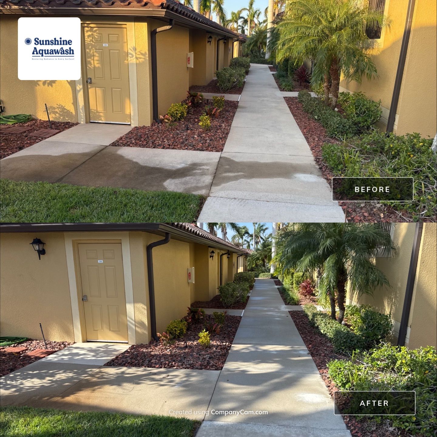 HOA Community Cleaning at River Strand Community Bradenton, FL by Sunshine AquaWash