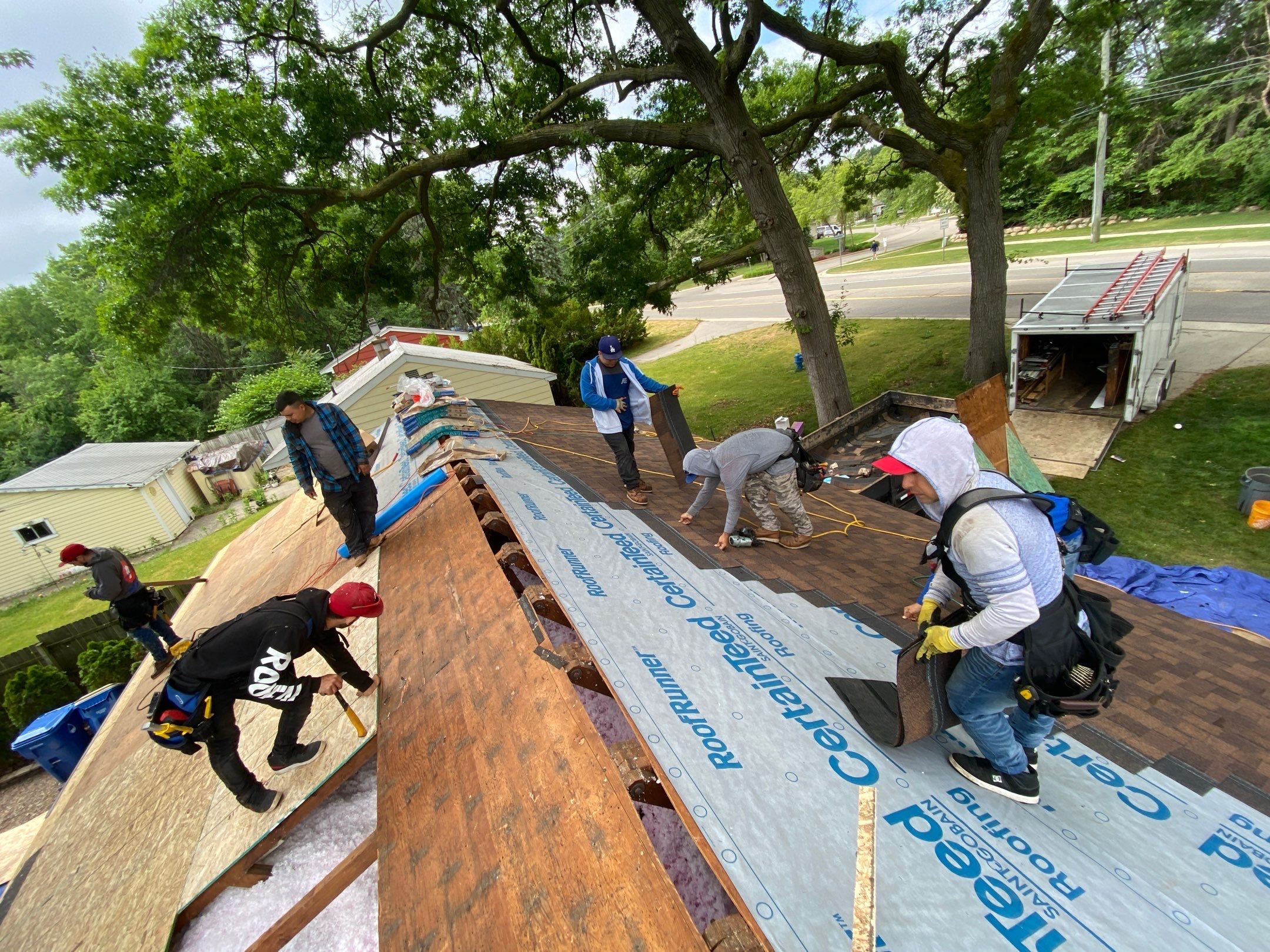 Roof Replacement using CertainTeed Landmark by 180 Contractors