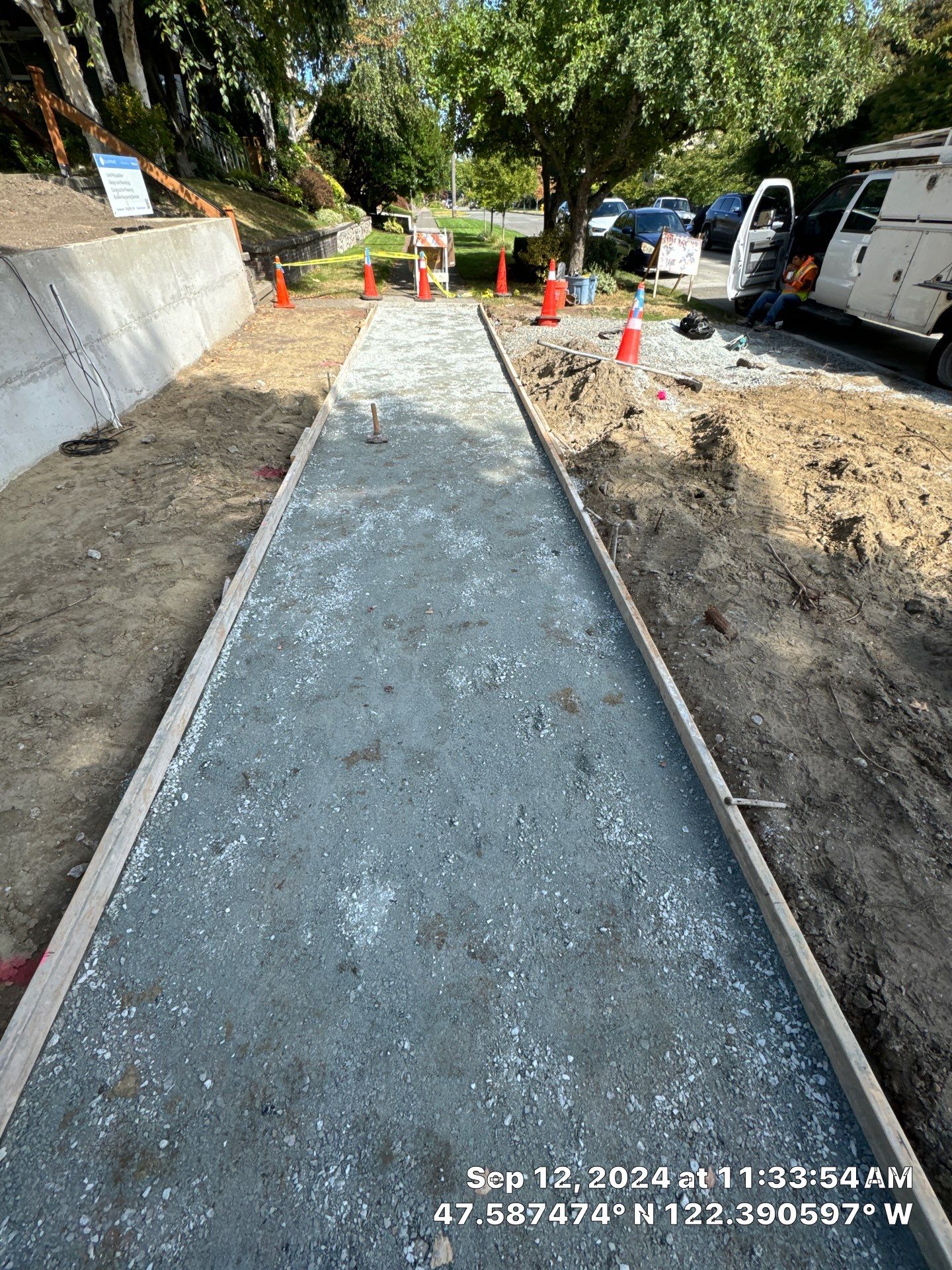 David | Concrete Sidewalk by Jireh Asphalt & Concrete Inc 