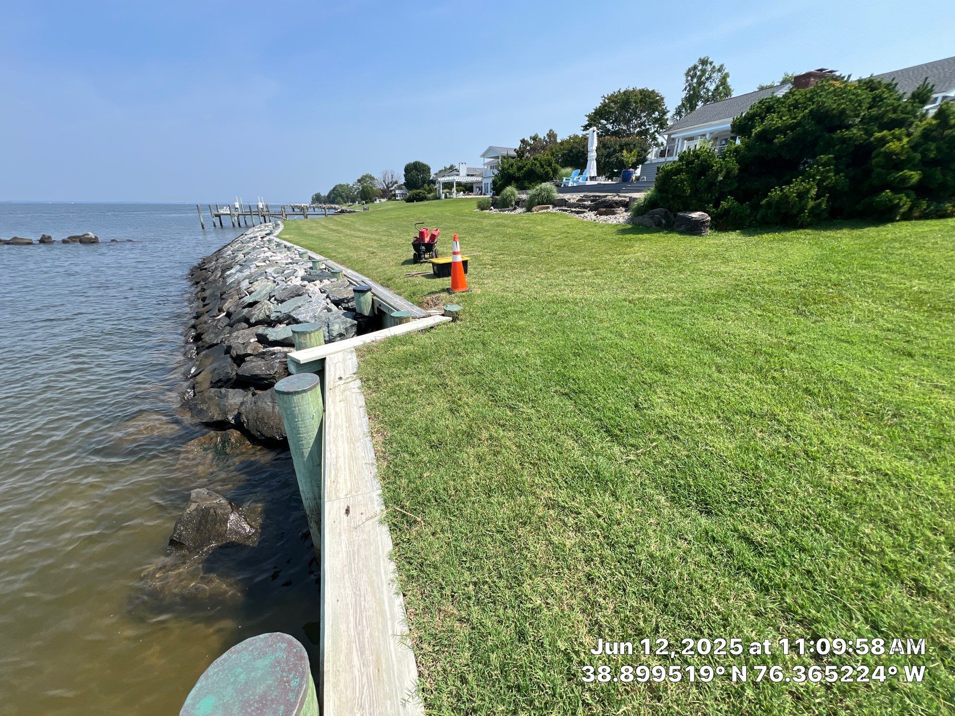 Stevensville Bulkhead Leak Sealing by East Coast Poly Solutions 