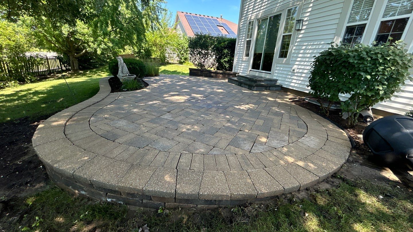 Brick paver clean, sand and seal.  using Surebond SB-1300 by Northern Power Washing LLC.