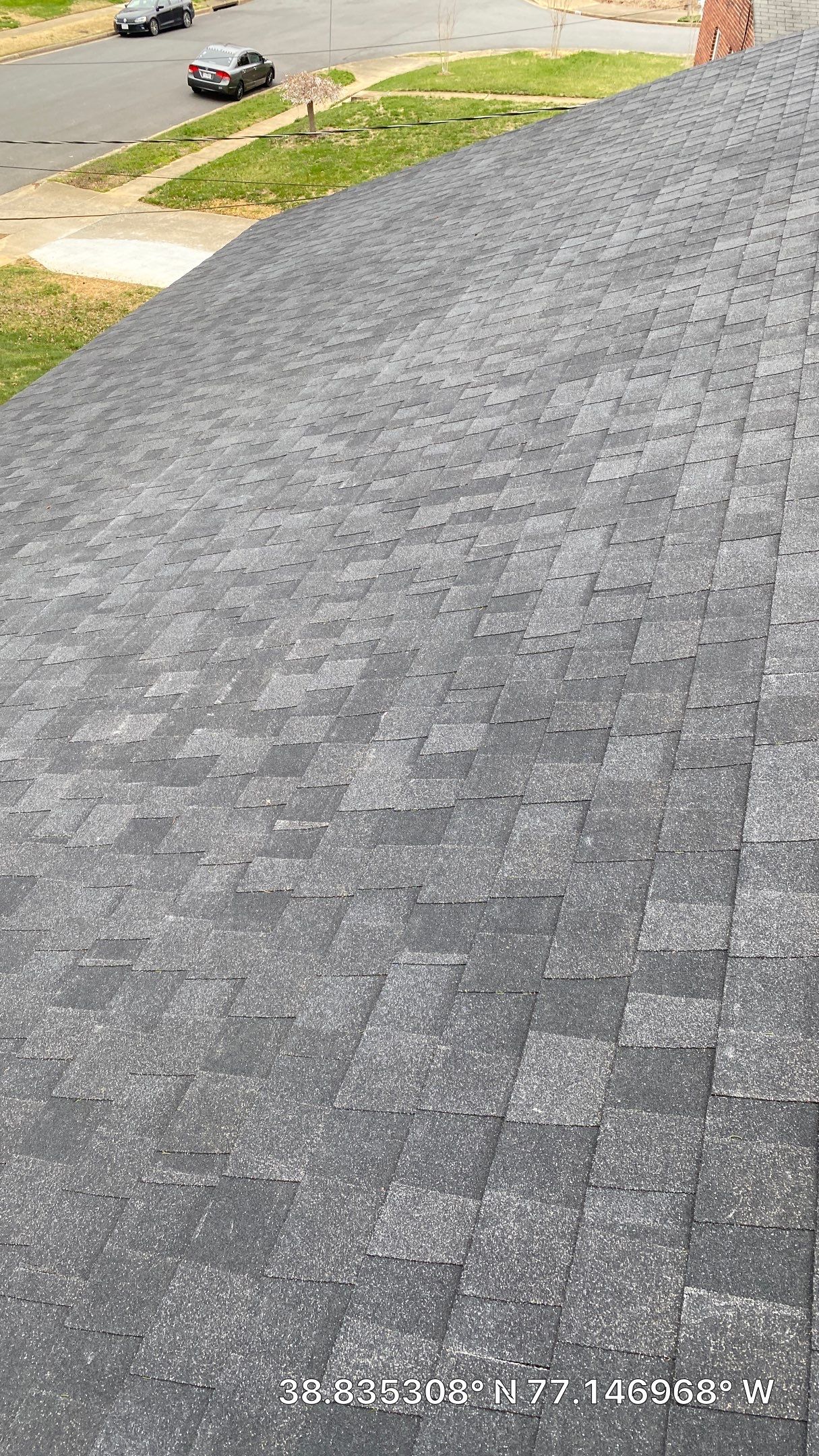 Alexandria CertainTeed Landmark Pro Roof in Max Def Charcoal Black by RM Banning, Inc.
