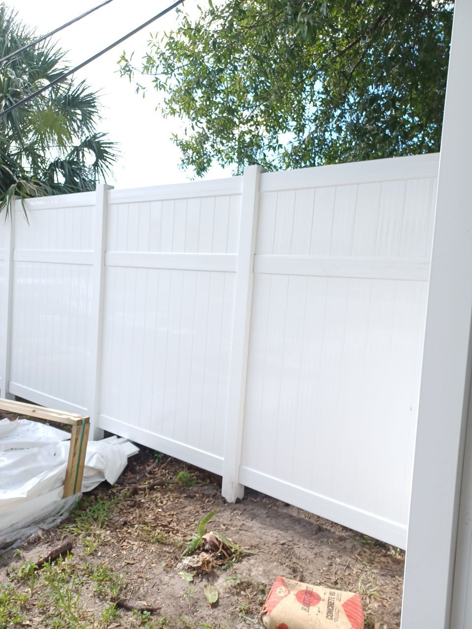 Bradenton, FL 6+2 White Vinyl Privacy Fence  by Asap fence and gates, LLC