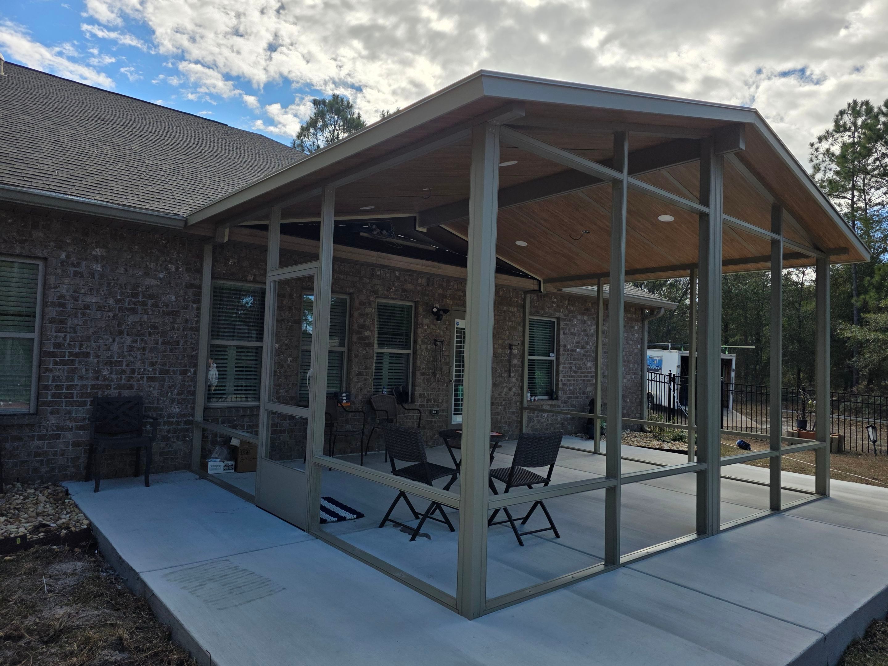 Steelwood Cathedral Screen Room by Titan Sunrooms