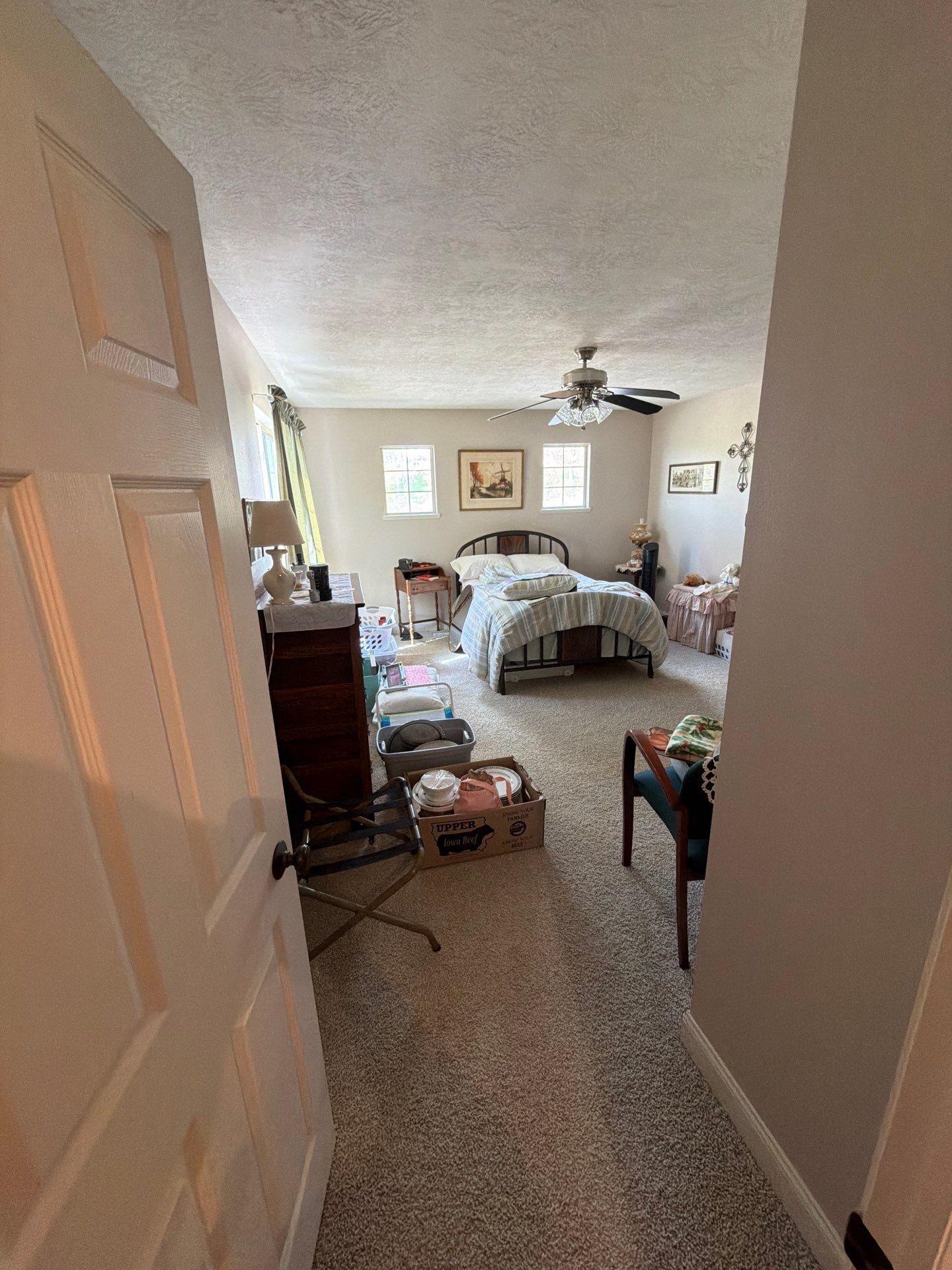 Interior Home Repainting with Repose Gray and Peppercorn Accent Walls by Select Painting, Coatings & Garage Cabinets