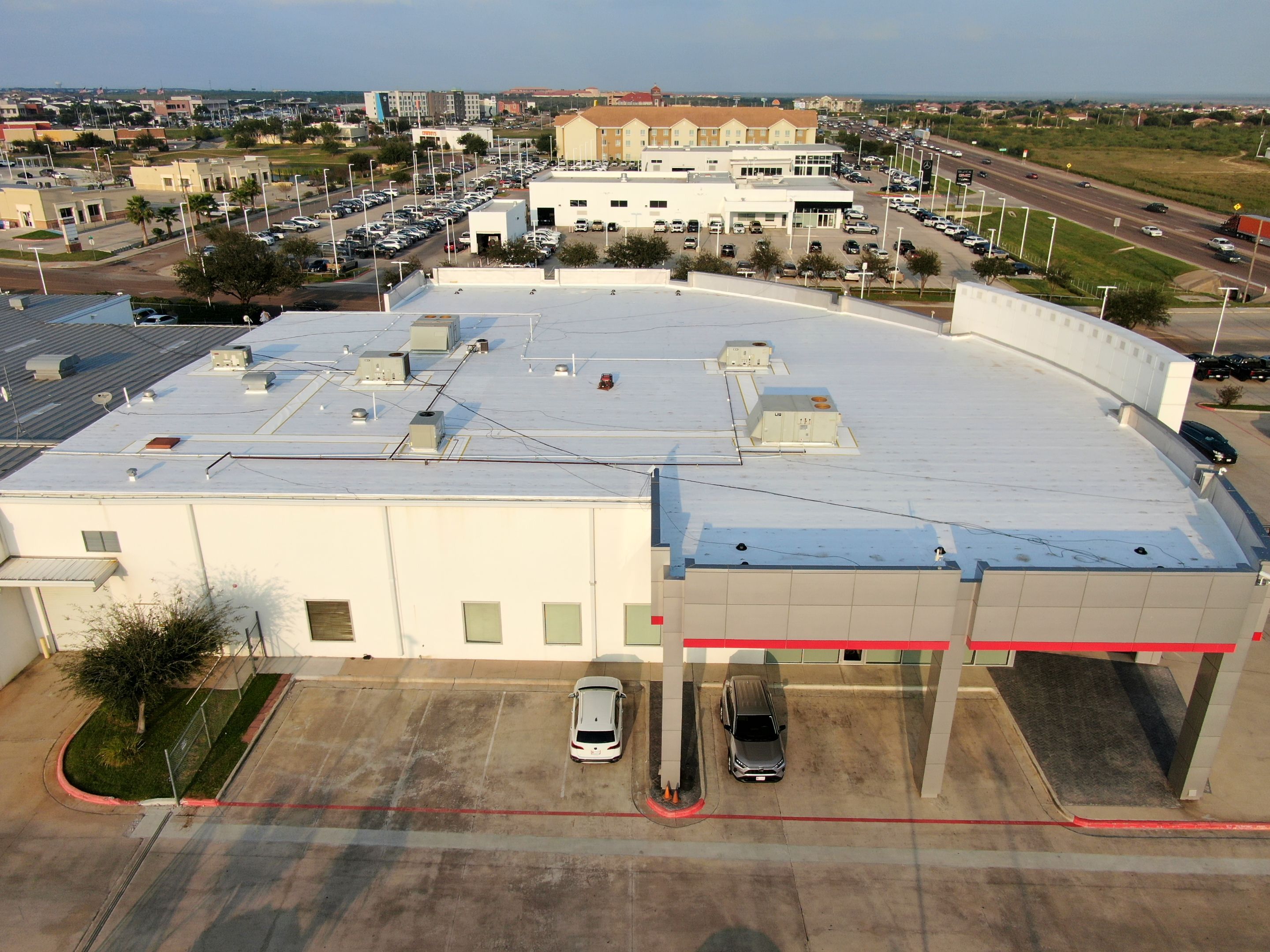 Commercial Roofing Installation using Thermoplastic Polyolefin - GAF  by JM Flores Roofing & Construction, Inc