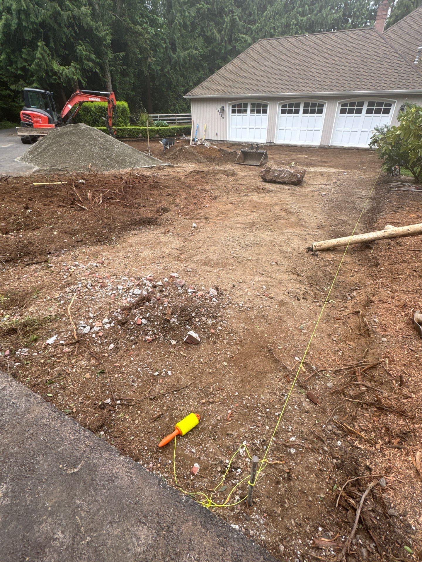 Stamped Concrete Driveway Renovation | Woodinville  by Jireh Asphalt & Concrete Inc 