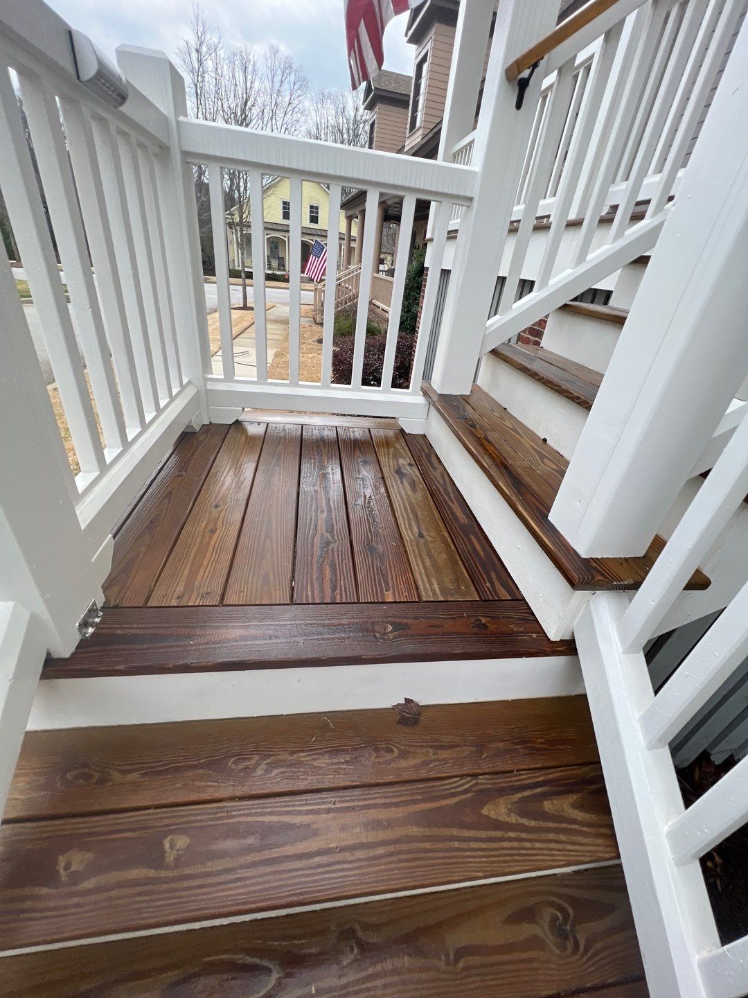 Coated Deck using Wood Sealant by DuraSeal