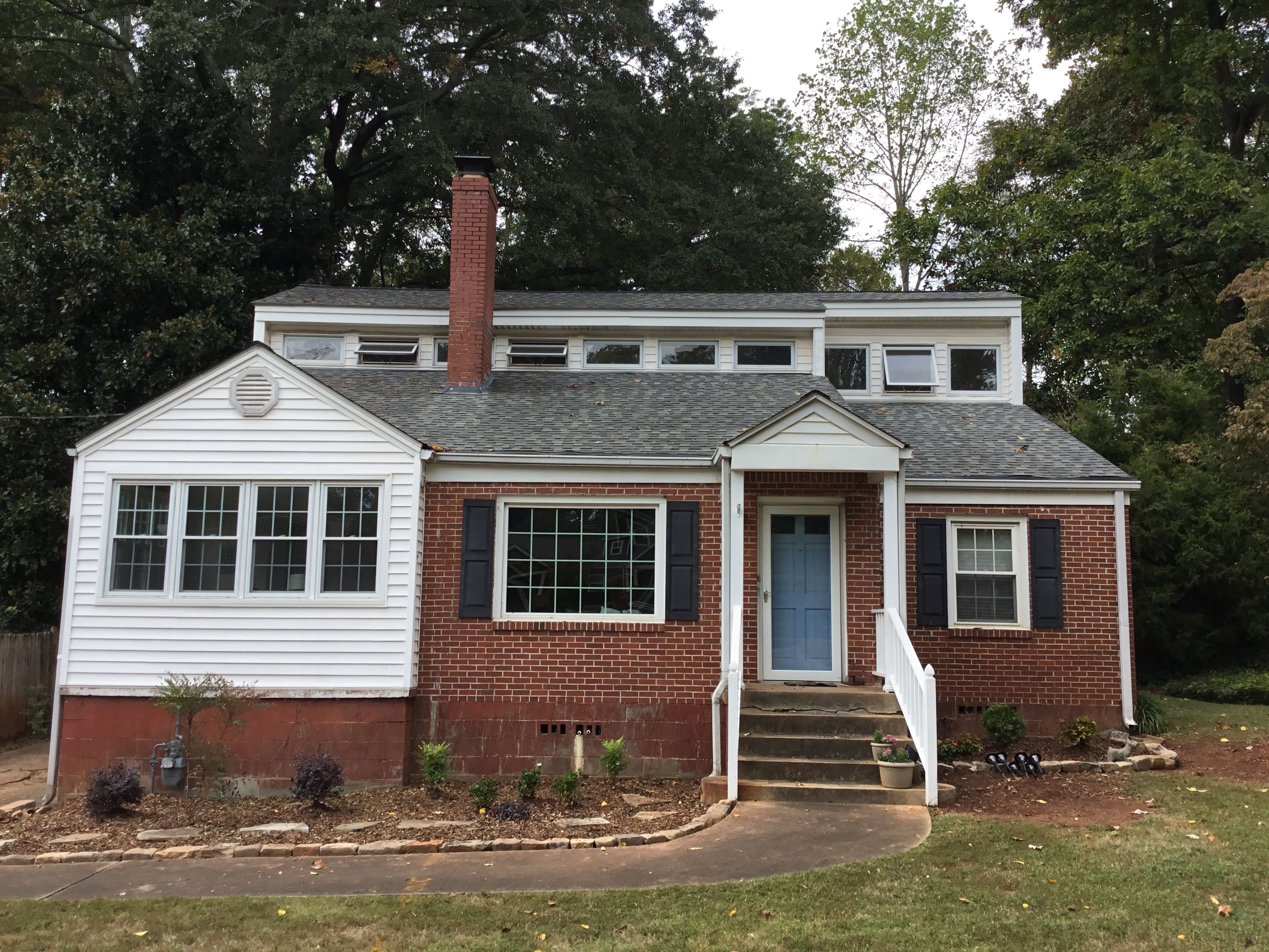 Gray Brick Painting and Exterior Refresh for Decatur Residence by Swift Home Renovations 