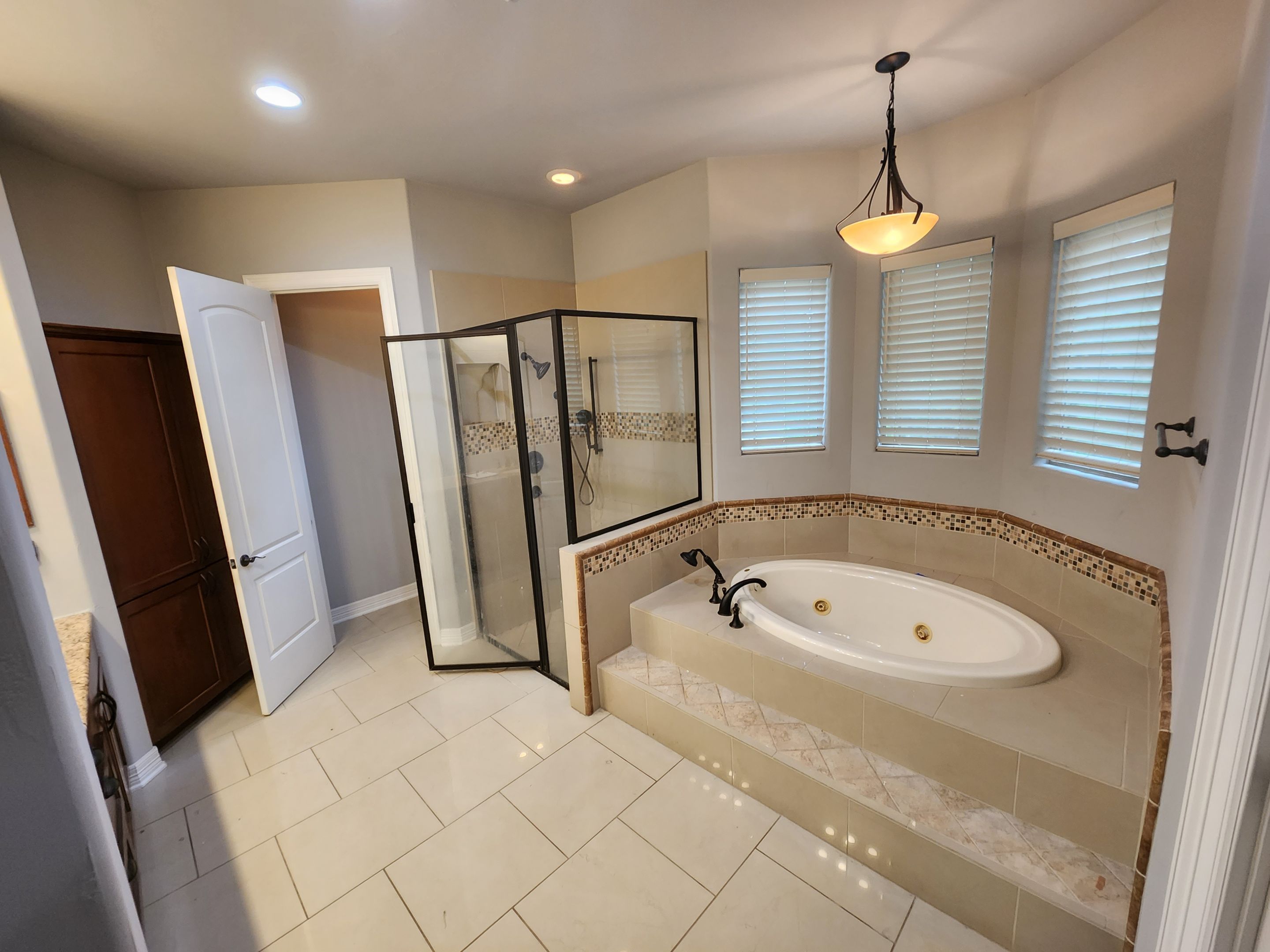 San Antonio Bathroom Remodel with Black Free-Standing Tub by Legacy Bath and Kitchen 