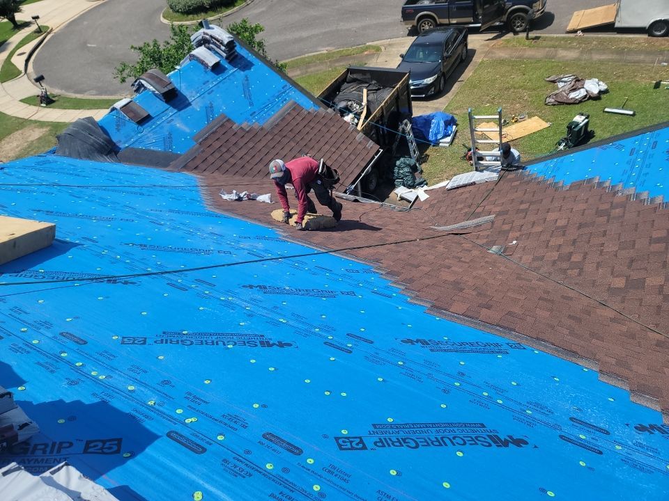 Residential Roofing Installation using Roof Replacement by American Roofing & Construction LLC