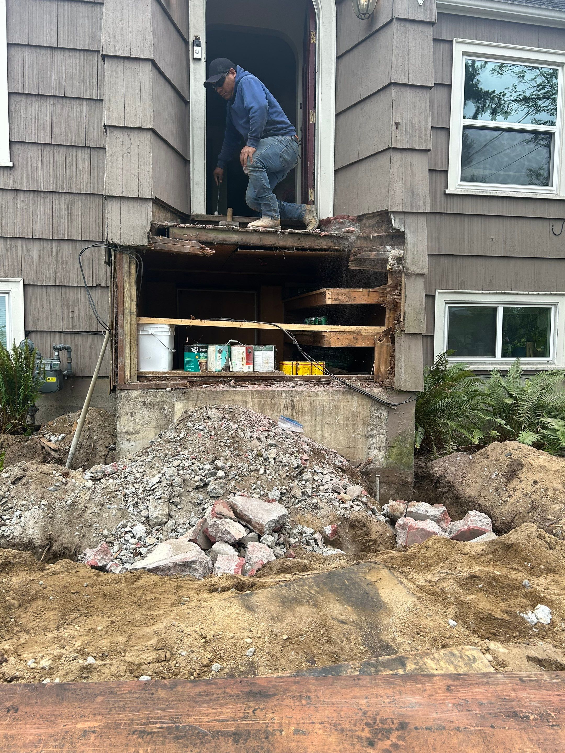 Cheyanne | Concrete Wall & Stairs  by Jireh Asphalt & Concrete Inc 