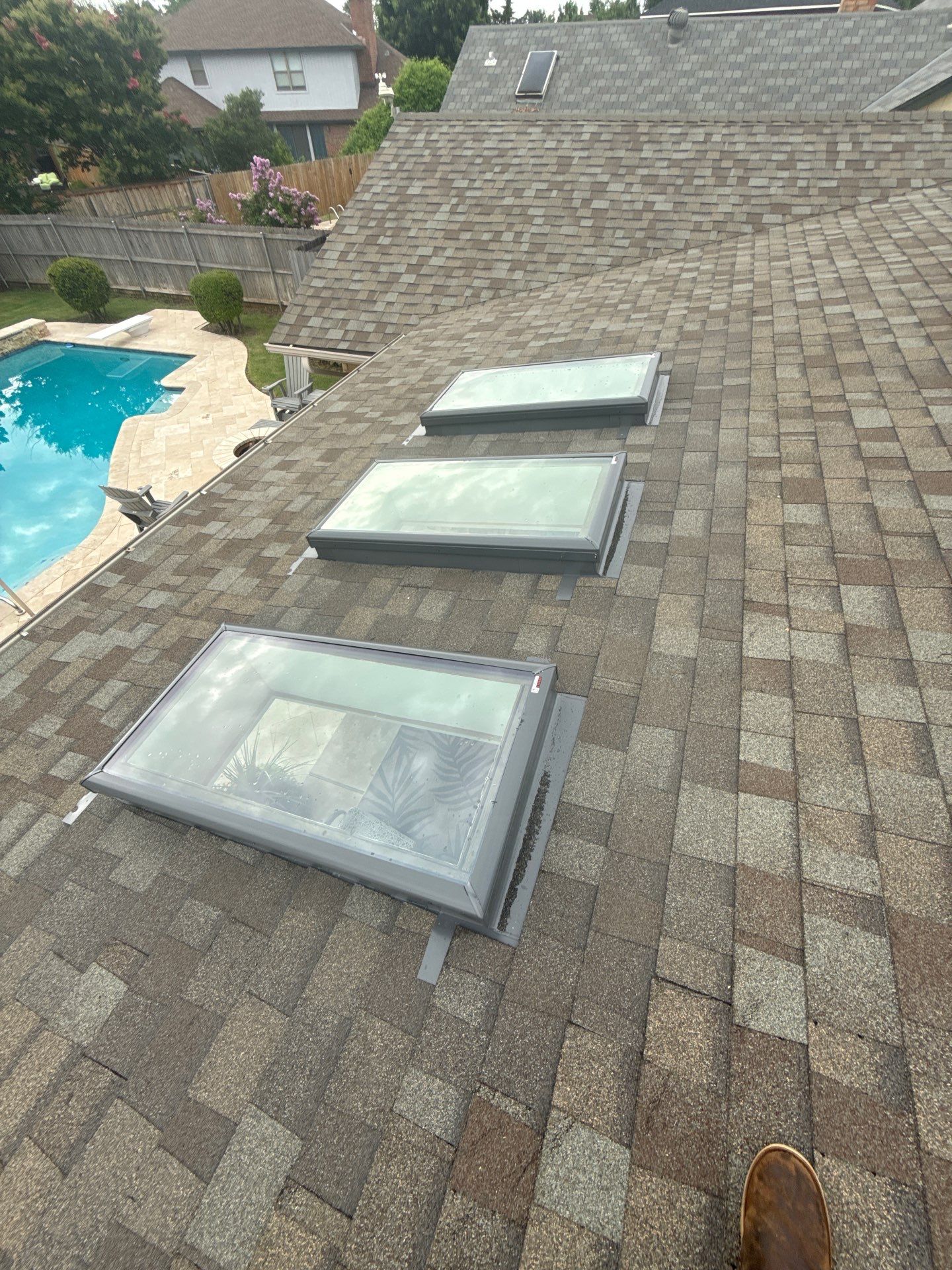 skylight replacement in Oklahoma City by McCann's Roofing and Construction
