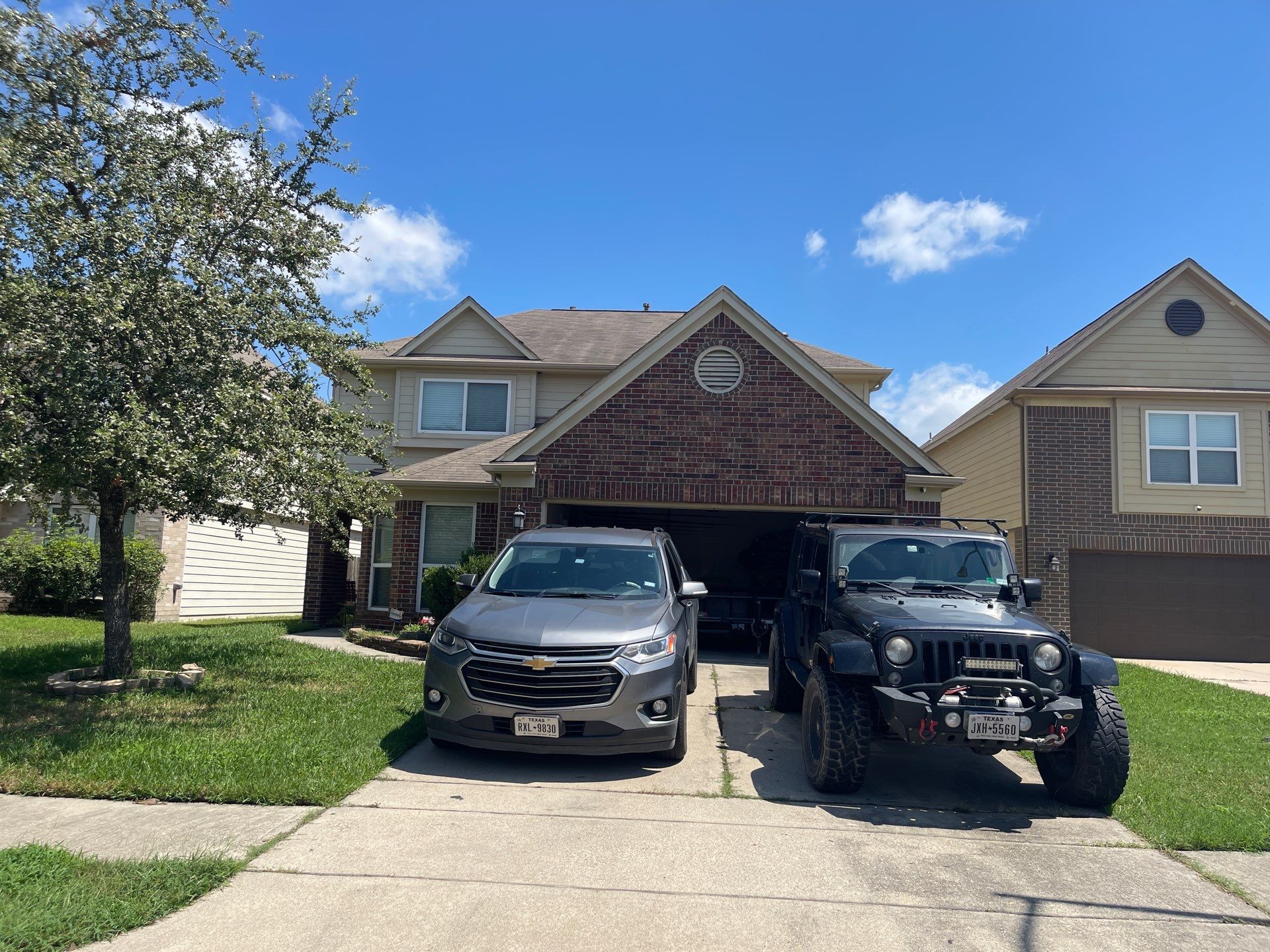 Residential Roofing Installation using Tamko Heritage® Series Rustic Black by CAP Roofing and Construction LLC