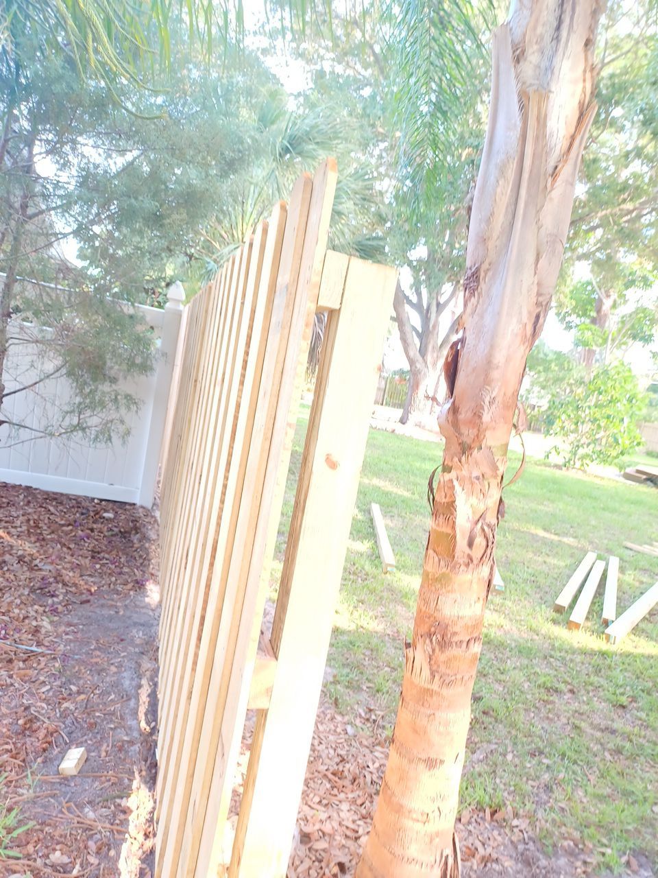 Sarasota, FL 6ft. Tall Treated Board on Board Wood Fence by Asap fence and gates, LLC