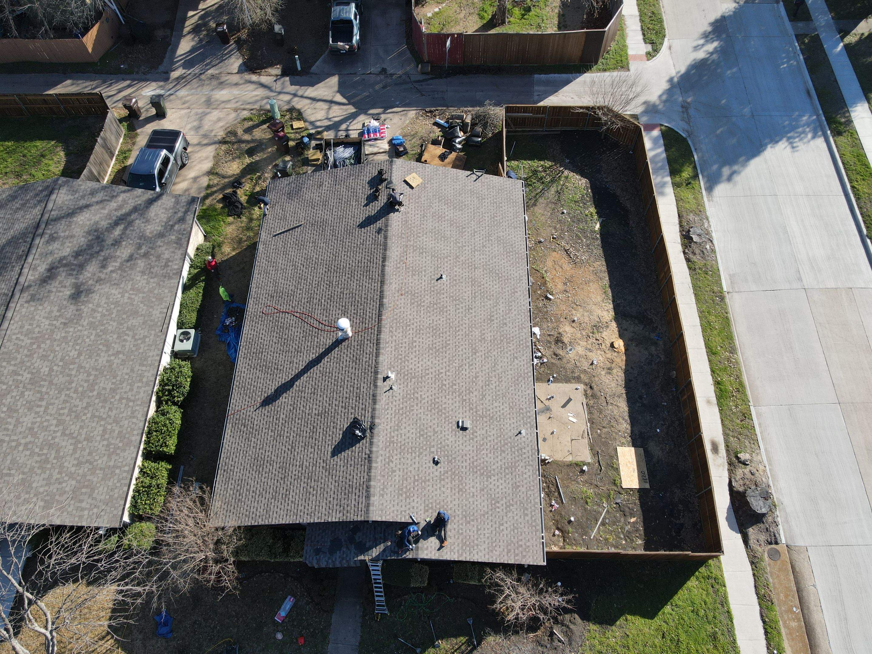 Residential Roofing Installation using GAF Timberline HDZ - Plano TX by Lighthouse Contractors