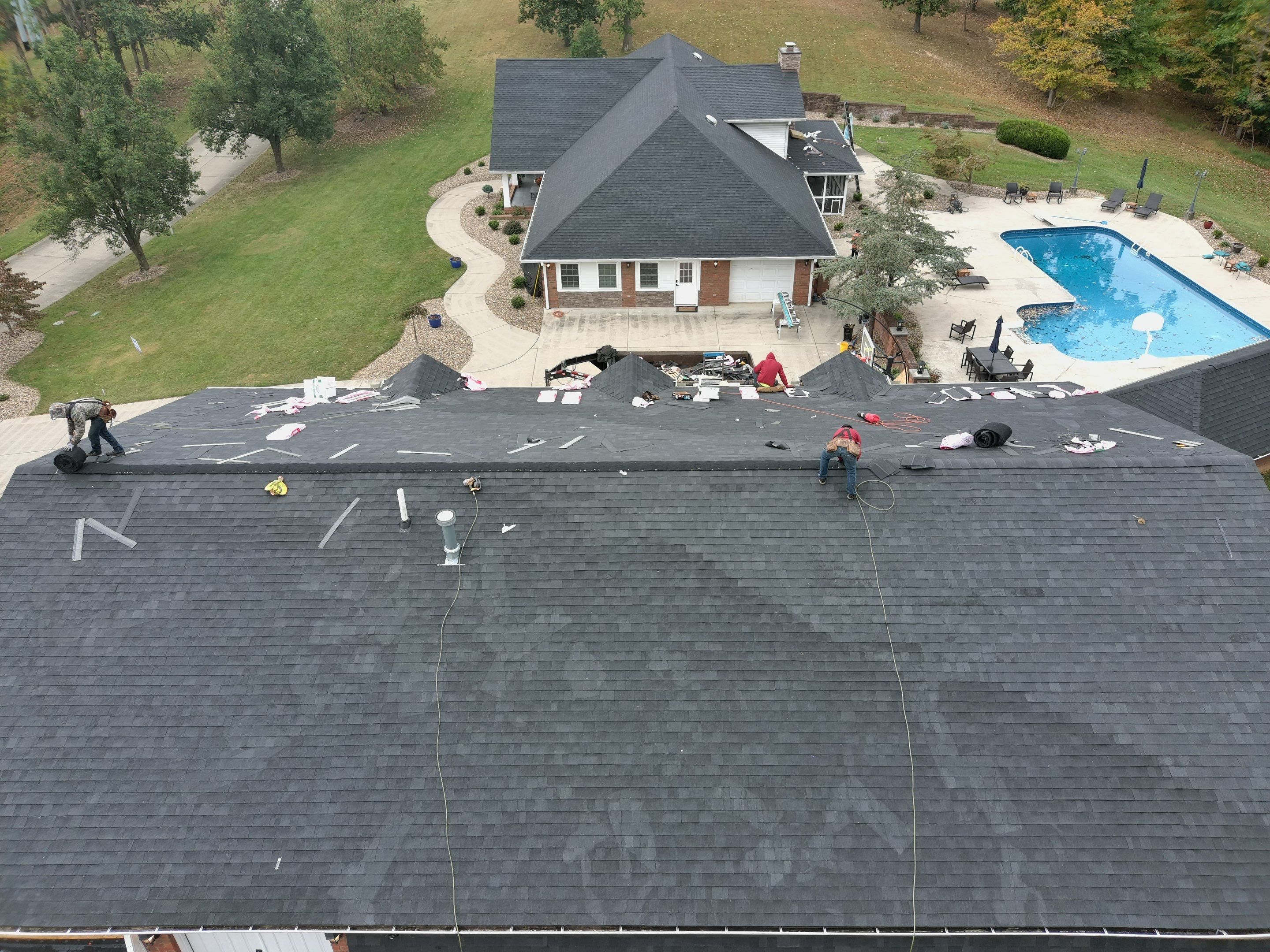 Residential Roofing Installation using Performance Shingles by Mr. Roofer