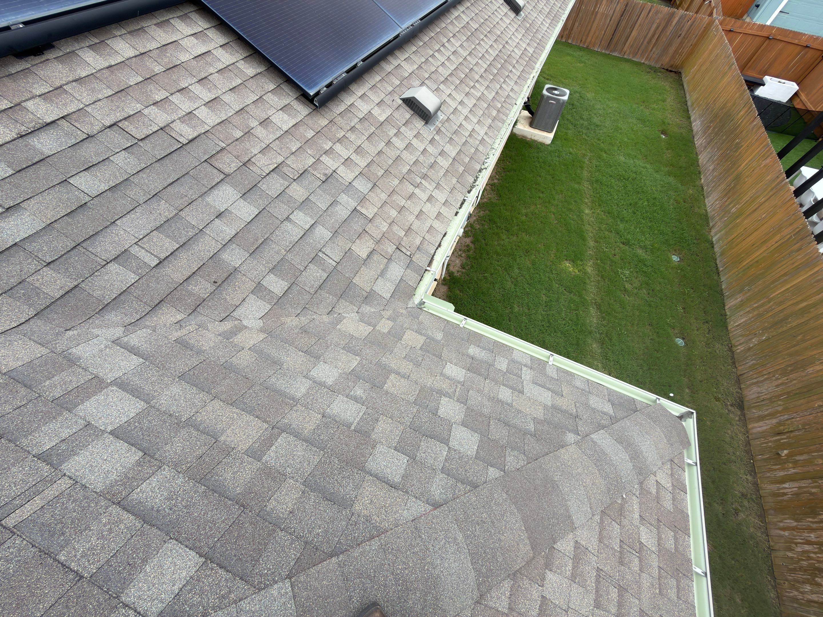 Roof Replacement with Solar Re-Install in Southeast Austin by Skywall Construction LLC