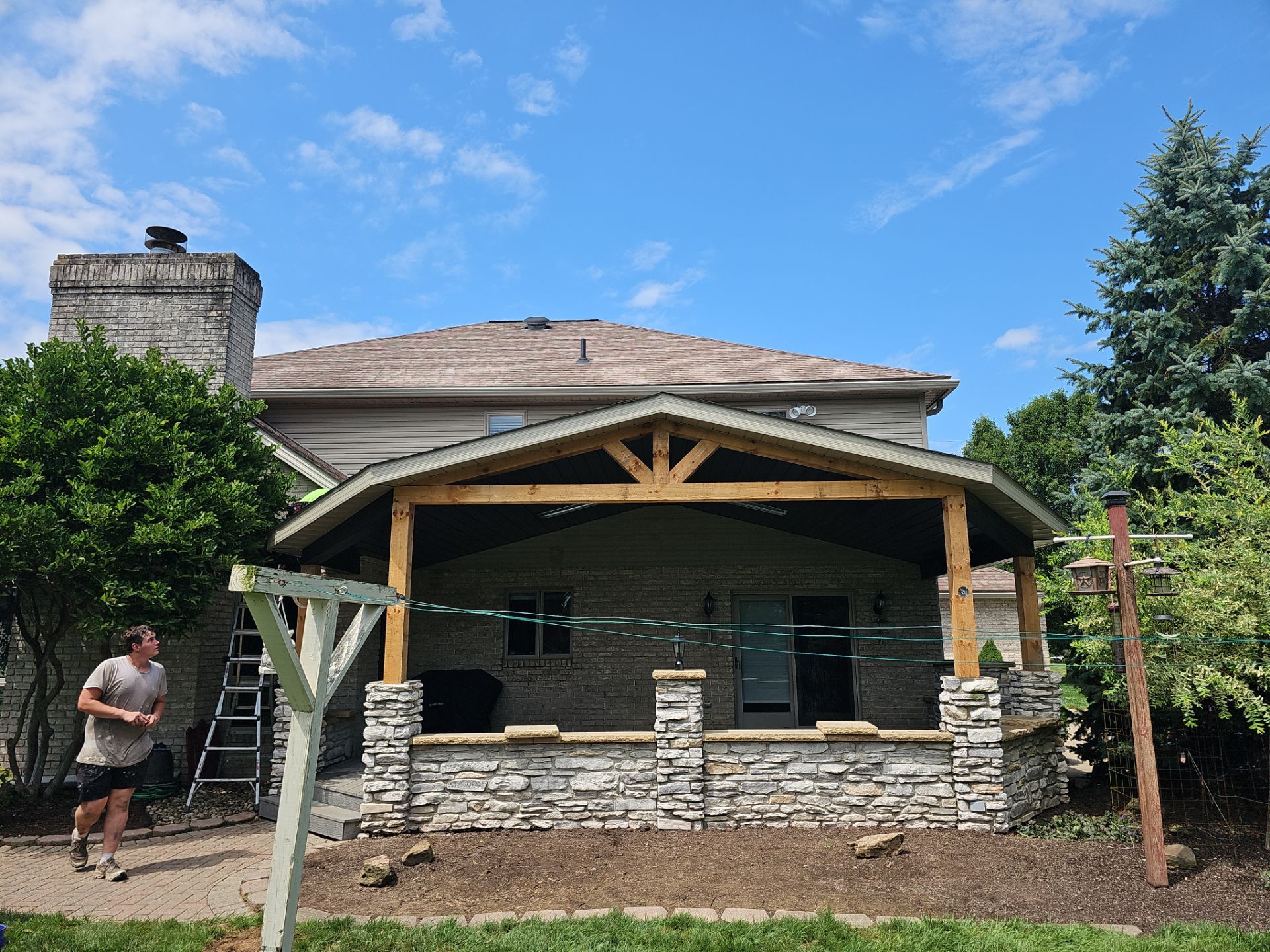 Strasburg Ohio Deck Roof Installation by Pine Ridge Roofing LLC