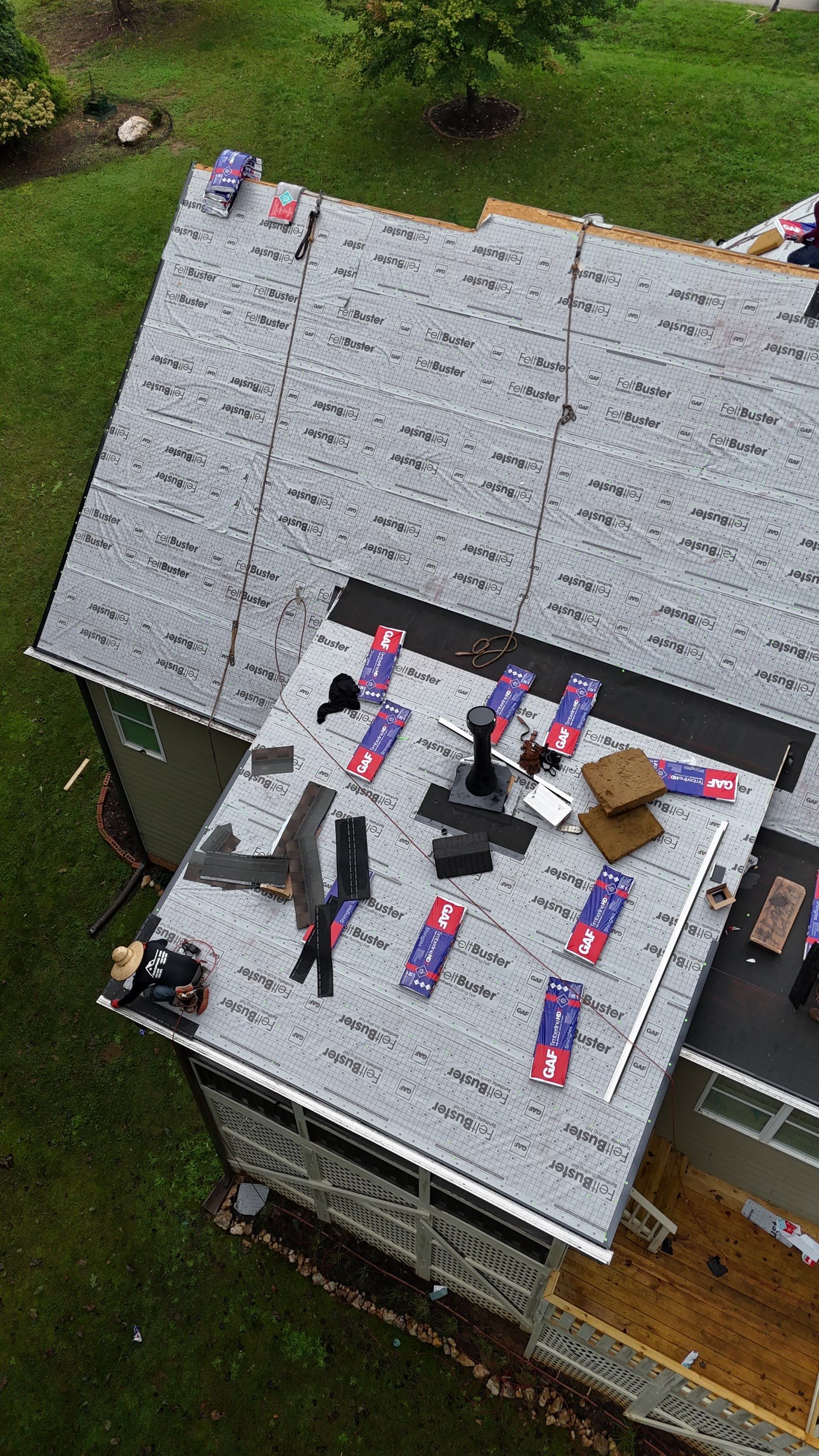 Roof Replacement - GAF Timberline HDZ Barkwood  by Pro Performance Roofing