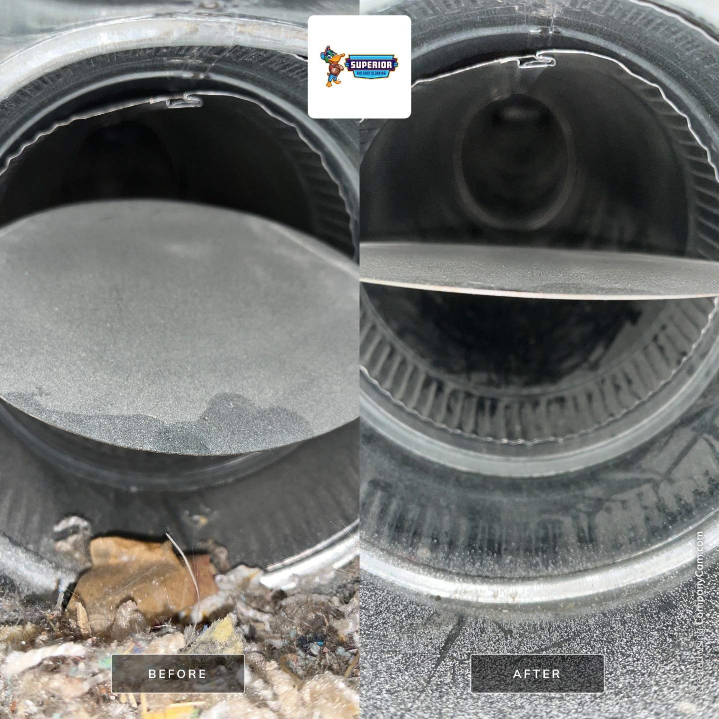 Air Duct Cleaning With a Vacuum Truck in Baden, PA by Superior Air Duct Cleaning