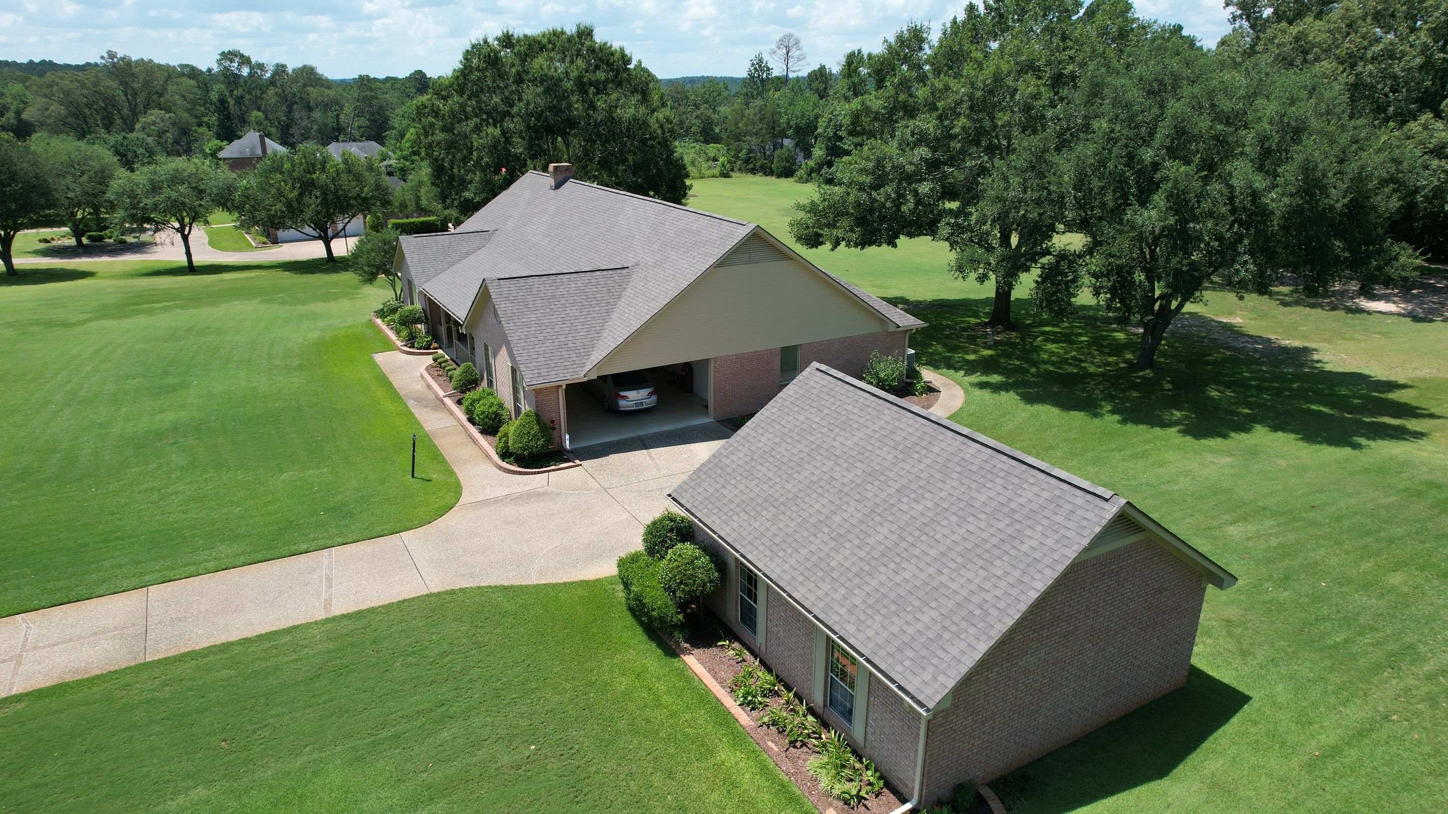 Architectural Shingle Roof Replacement for Residential Home in Tyler, TX by Sky High Roofing