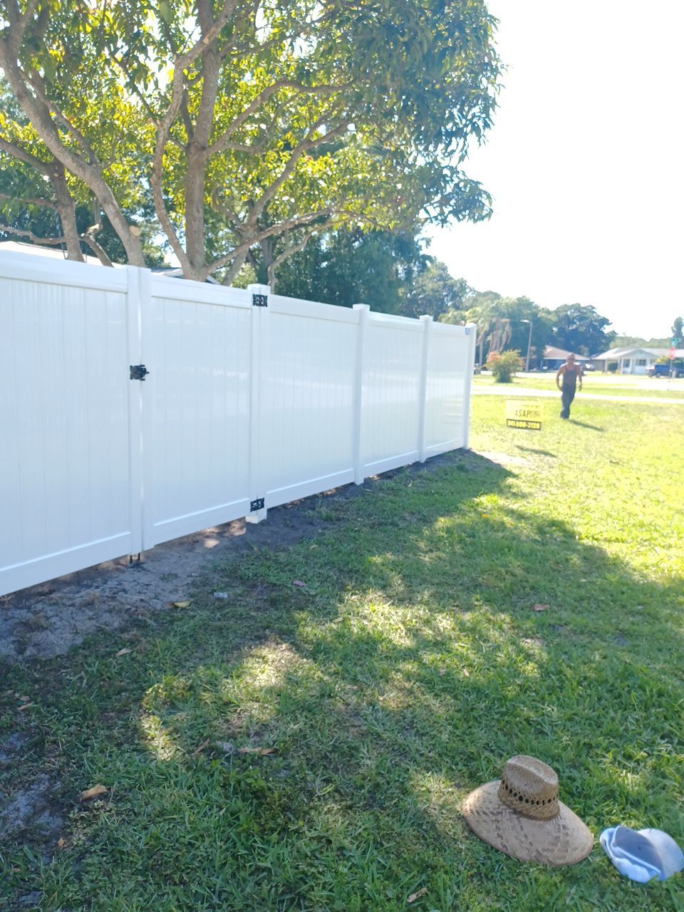 Bradenton, FL 6ft. Tall White Vinyl Privacy Fence by Asap fence and gates, LLC