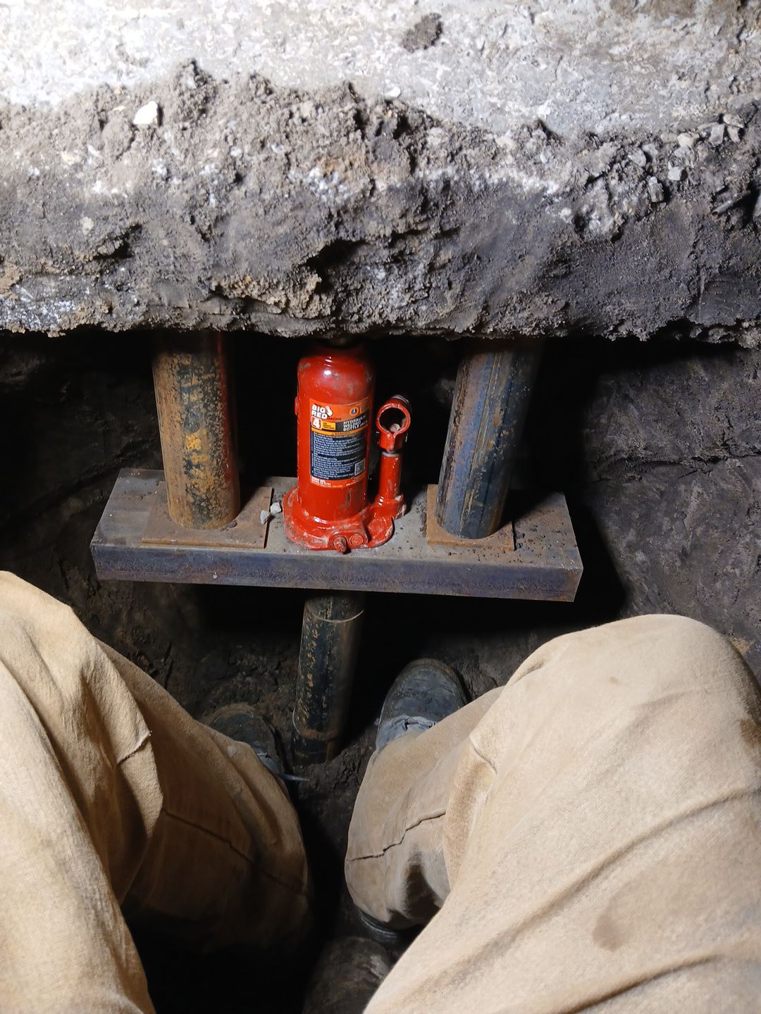 Piering and Concrete Supports by Toledo Basement Repair 