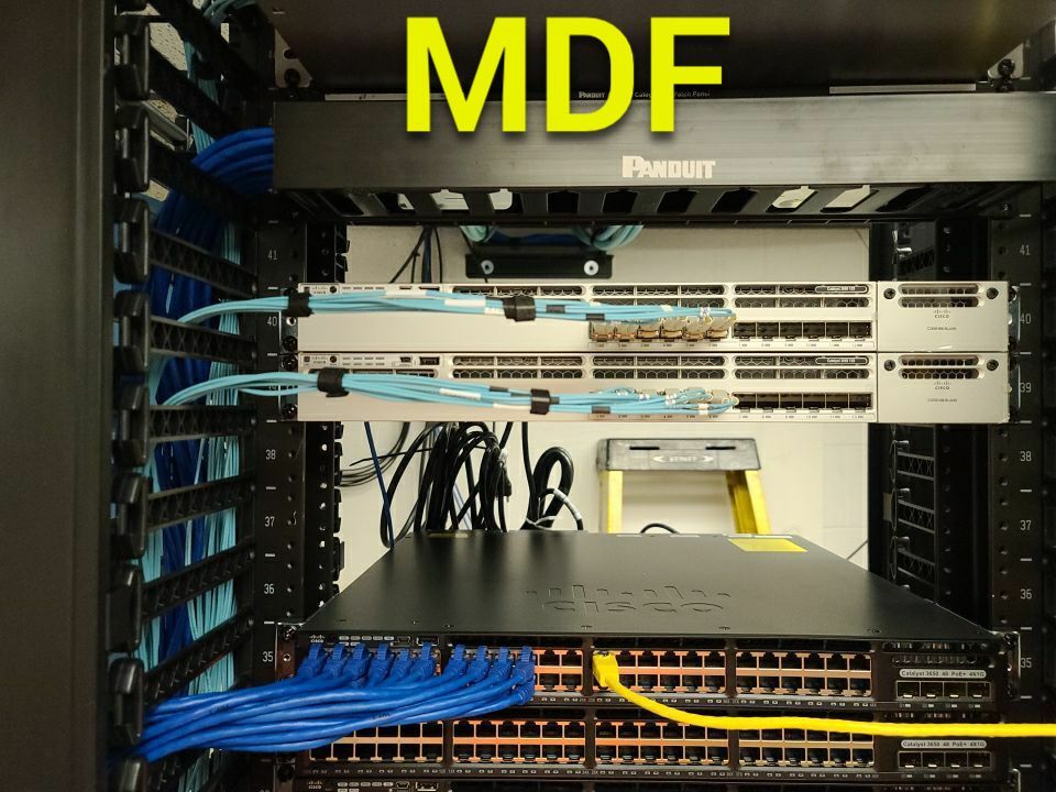 Structure Cable Installation using Cat 6 Cabling & Fiber  by Firmament Solutions