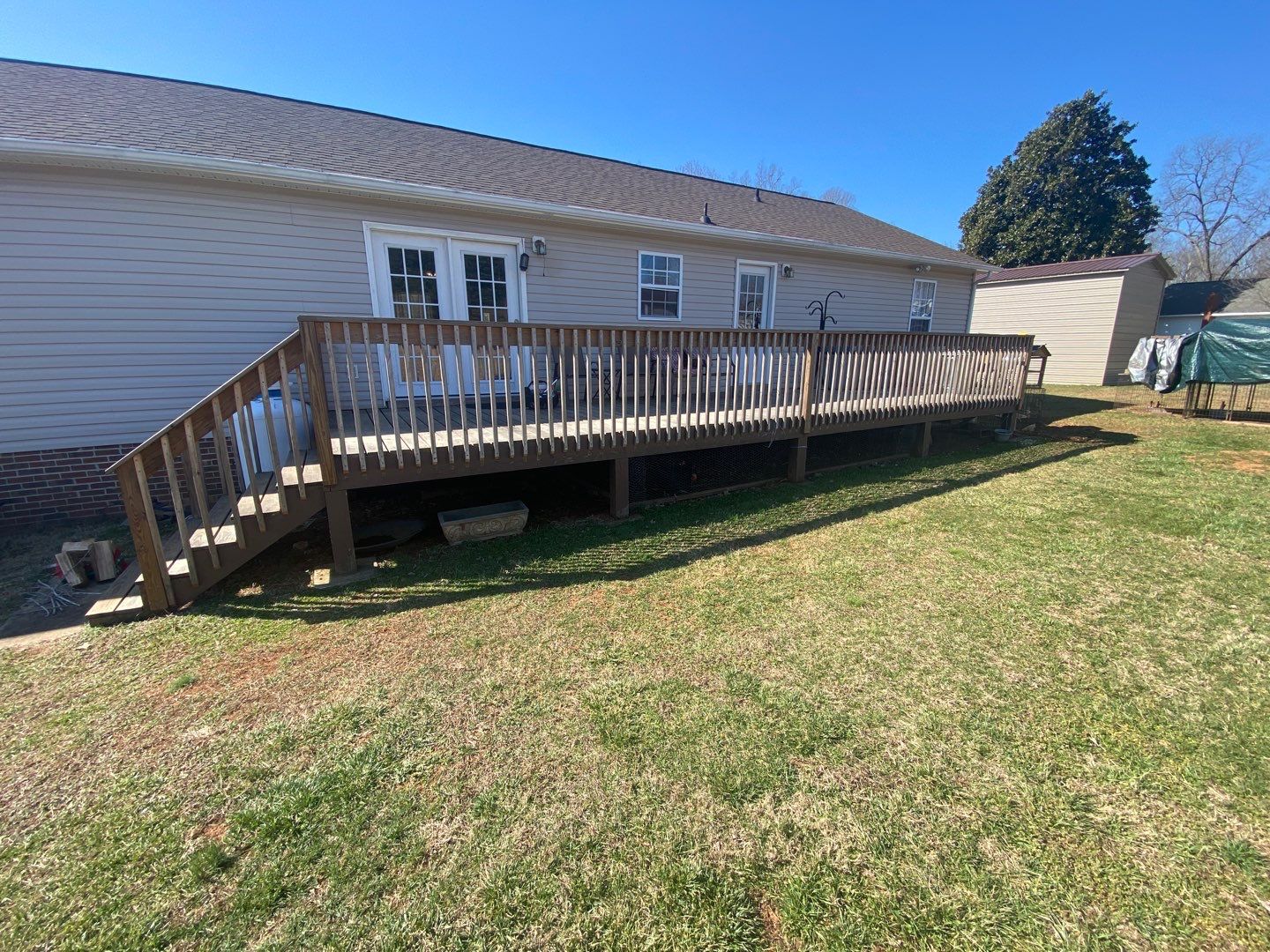 Coated Deck using Wood Sealant by DuraSeal